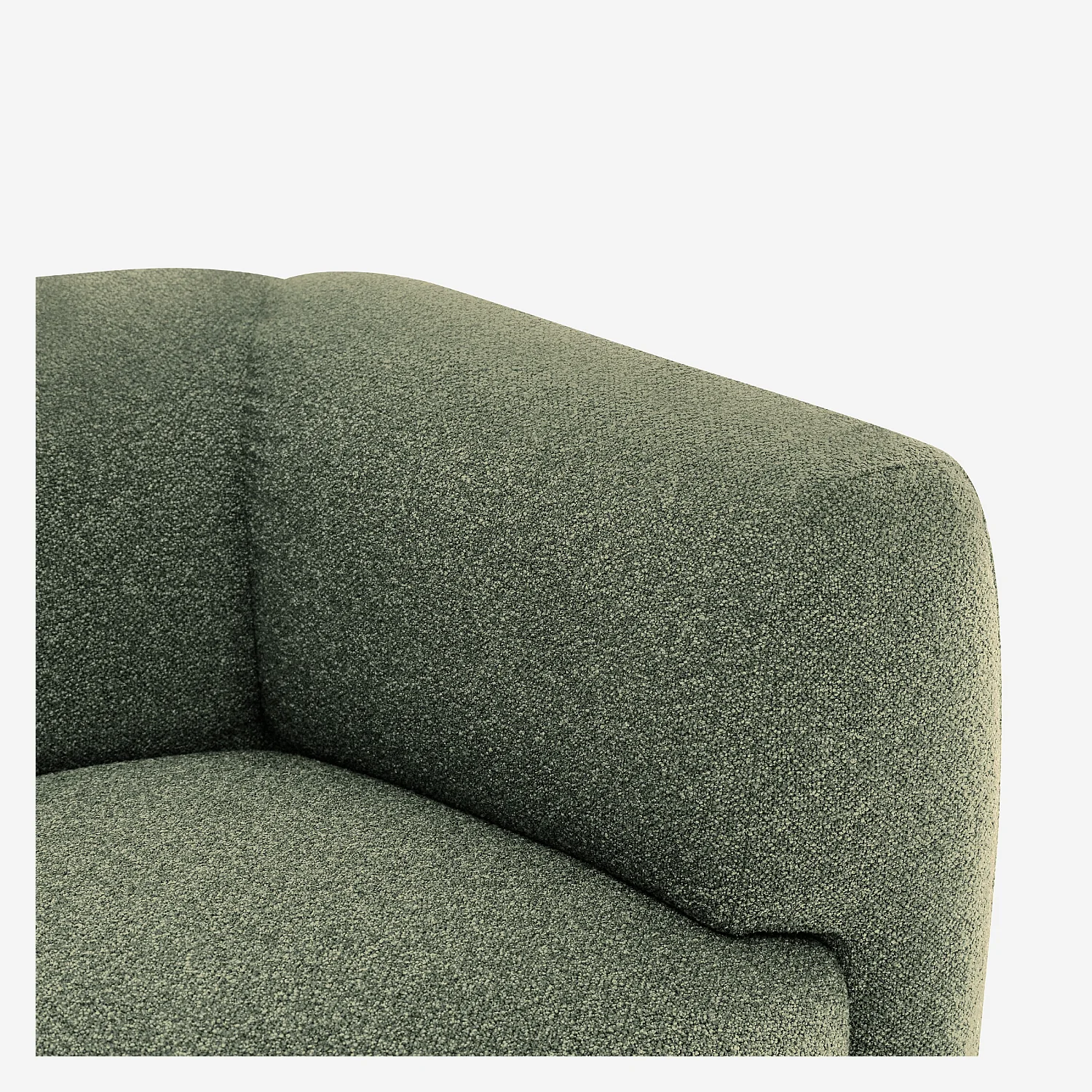 3-zitsbank in getextureerde stof - Groen - Design by Federica Francini - 2