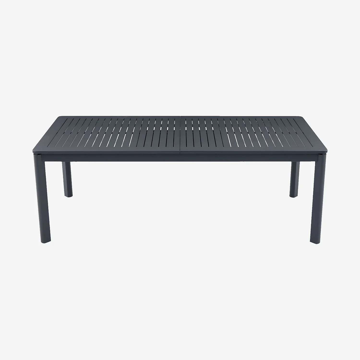 Table de jardin extensible en aluminium - Gris anthracite - 2