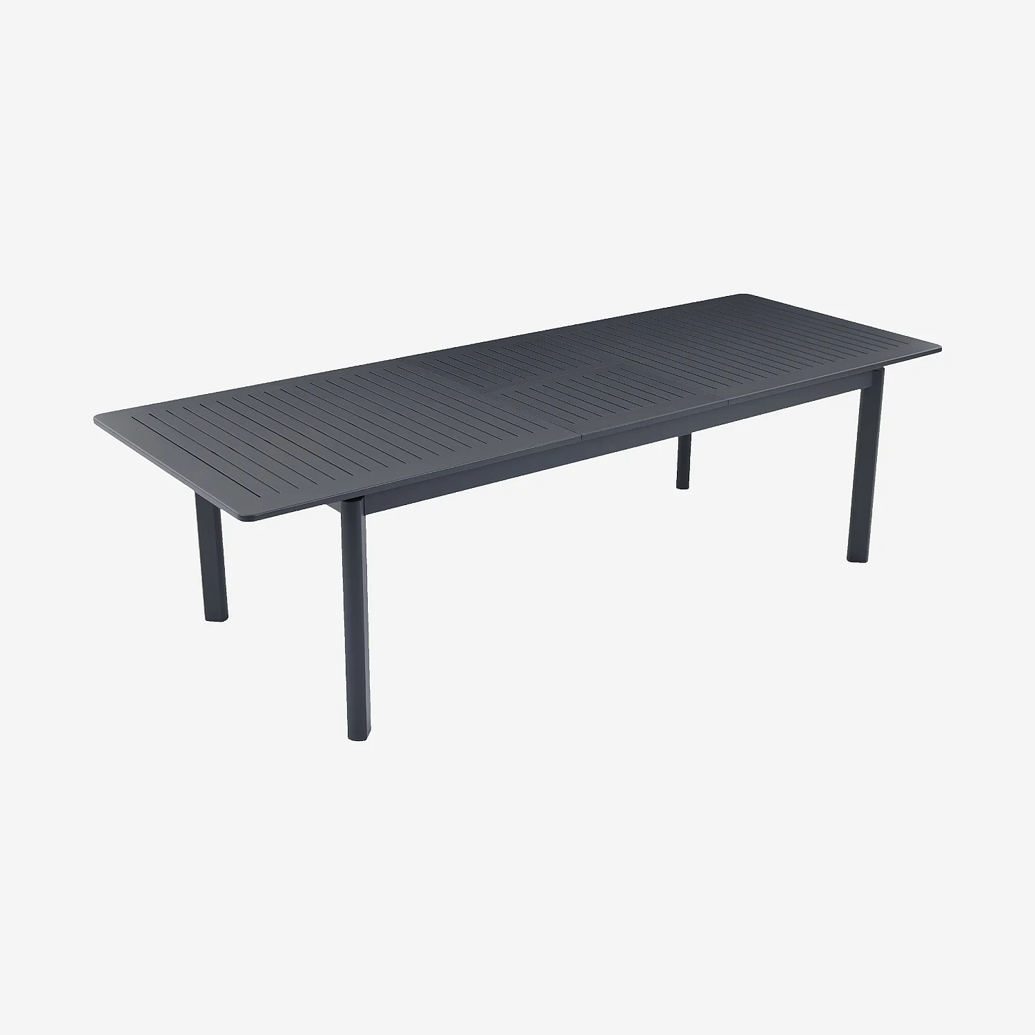 Table de jardin extensible en aluminium - Gris anthracite - 7