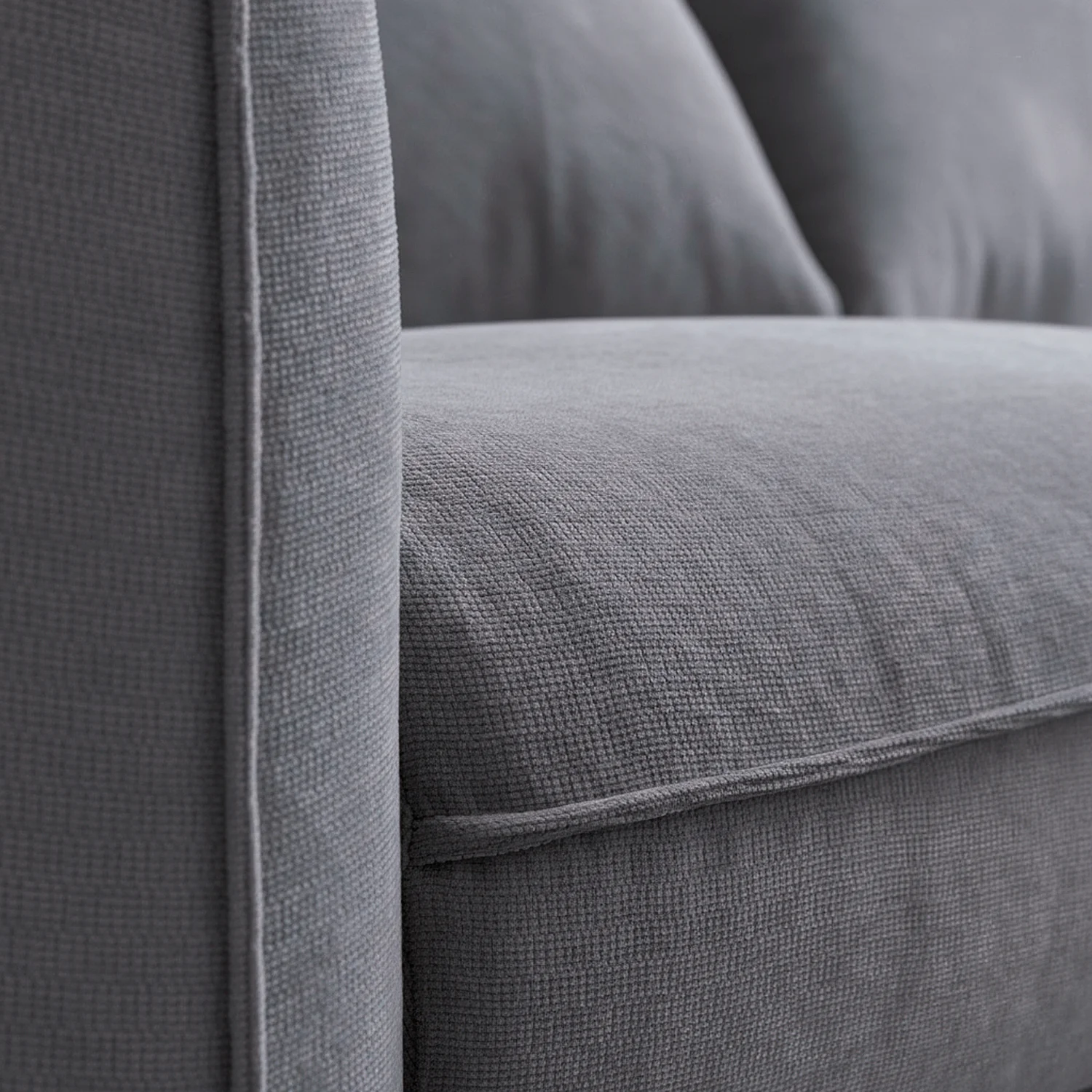 Canapé convertible 2 places - Couchage 140 cm - Matelas 16 cm - Tissu Norcia Gris anthracite - 2