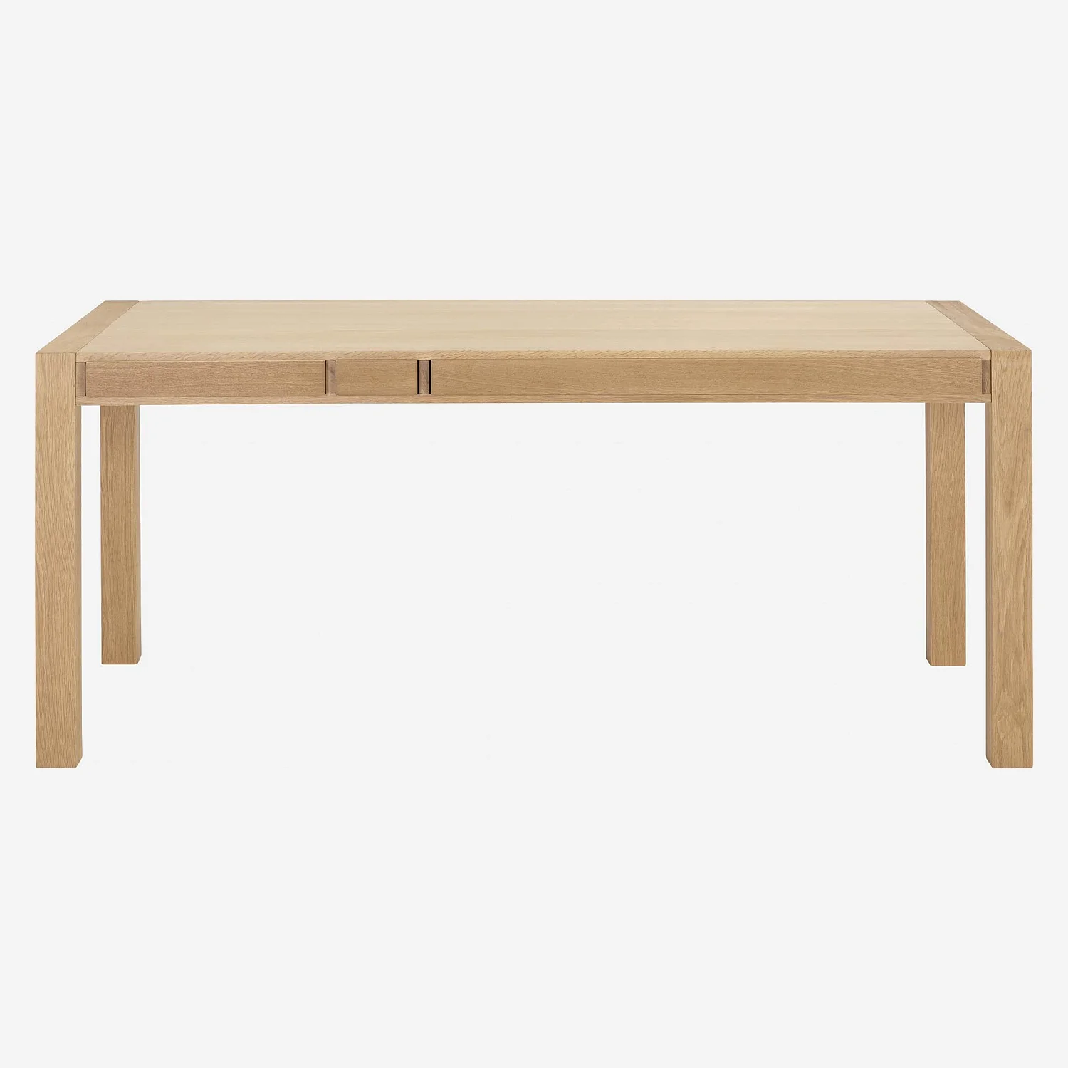 Table rectangulaire 6 tiroirs en chêne - Naturel - Design by Bethan Gray - 2