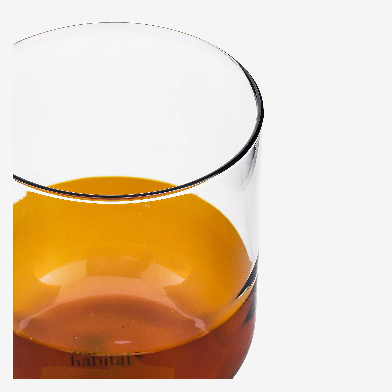 Lot de 2 verres - 34 cl - Orange - 7