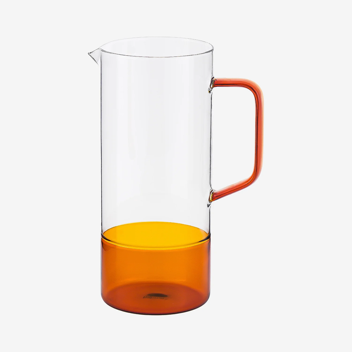 Carafe en verre - 1L - Orange - 2