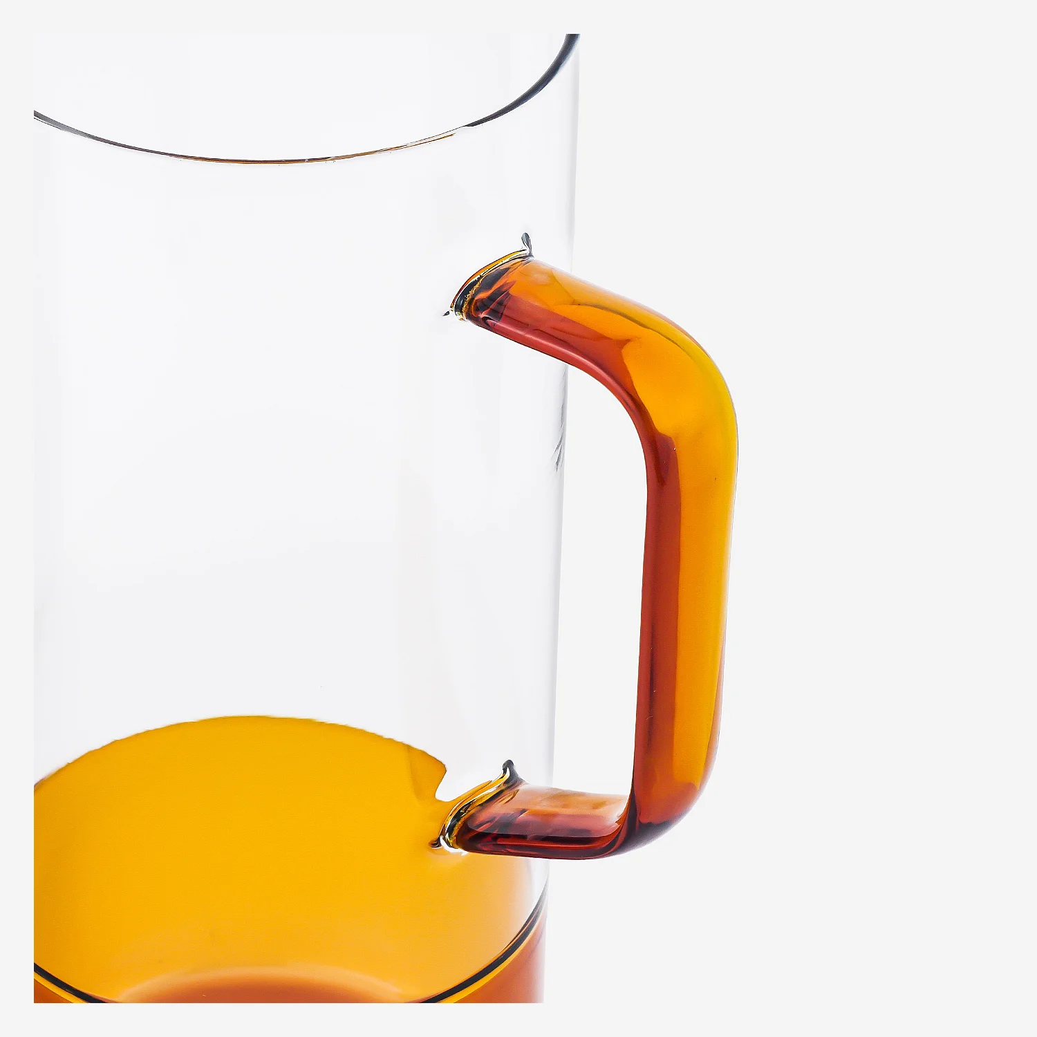 Carafe en verre - 1L - Orange - 5