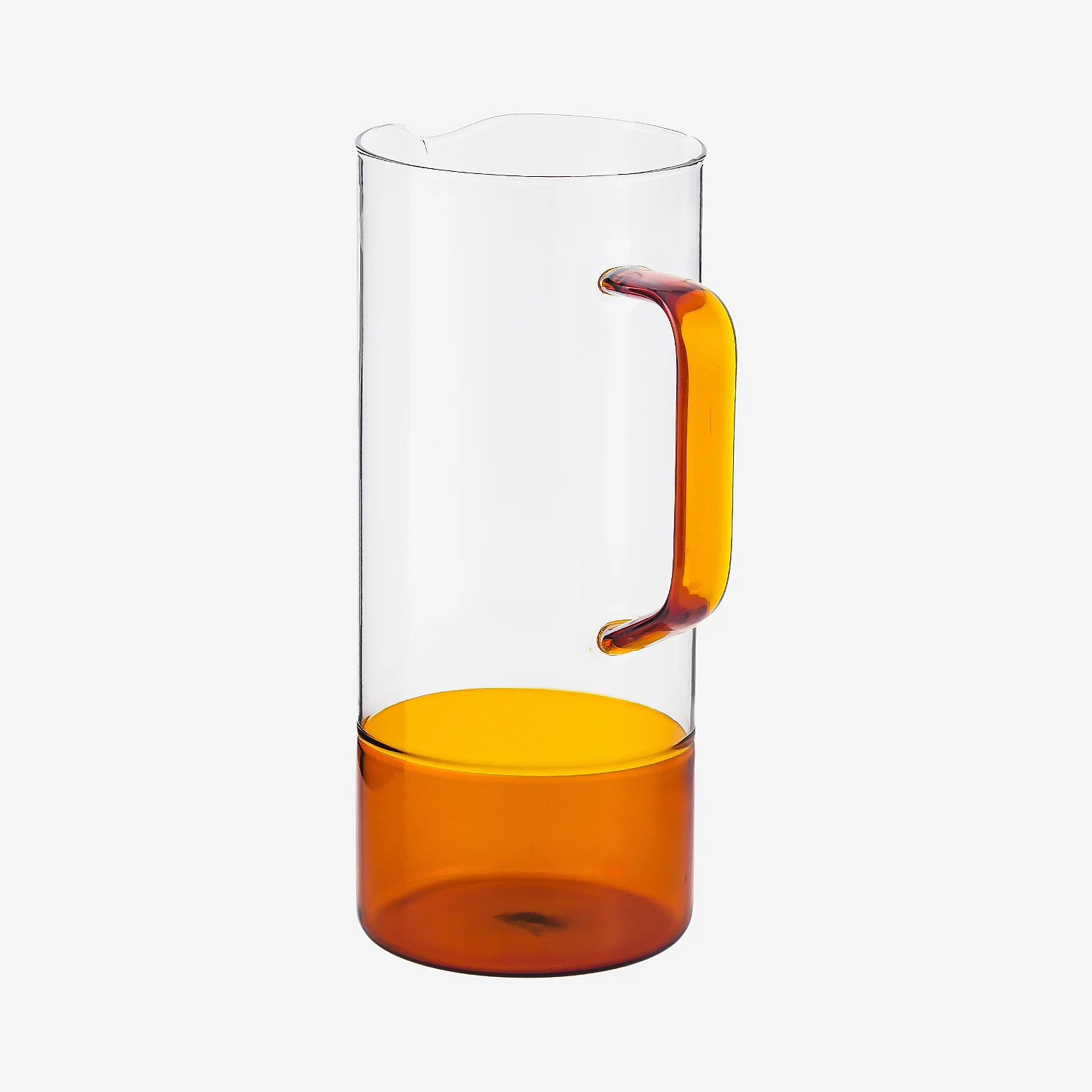 Carafe en verre - 1L - Orange - 6