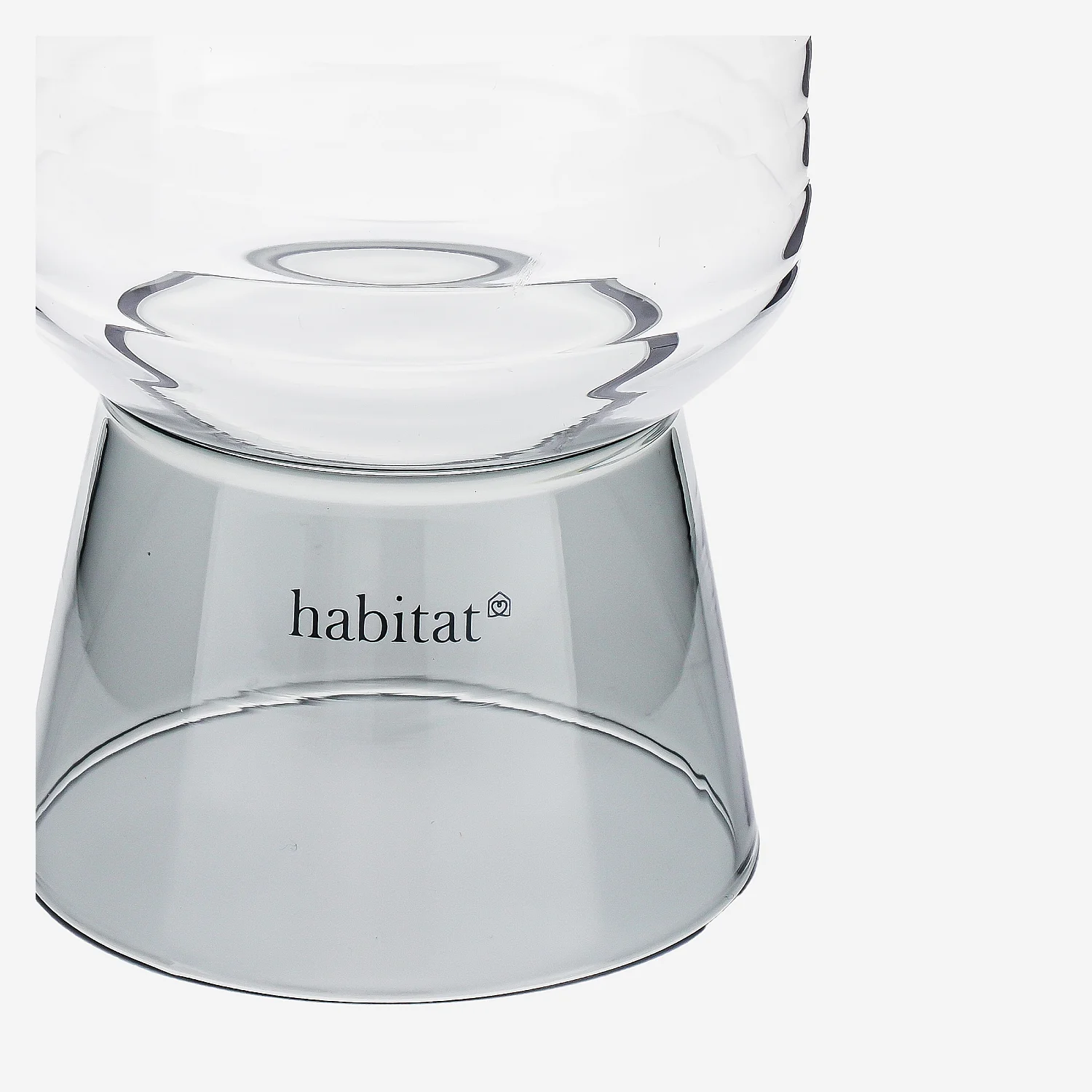 Lot de 2 verres - 35 cl - Gris - 7