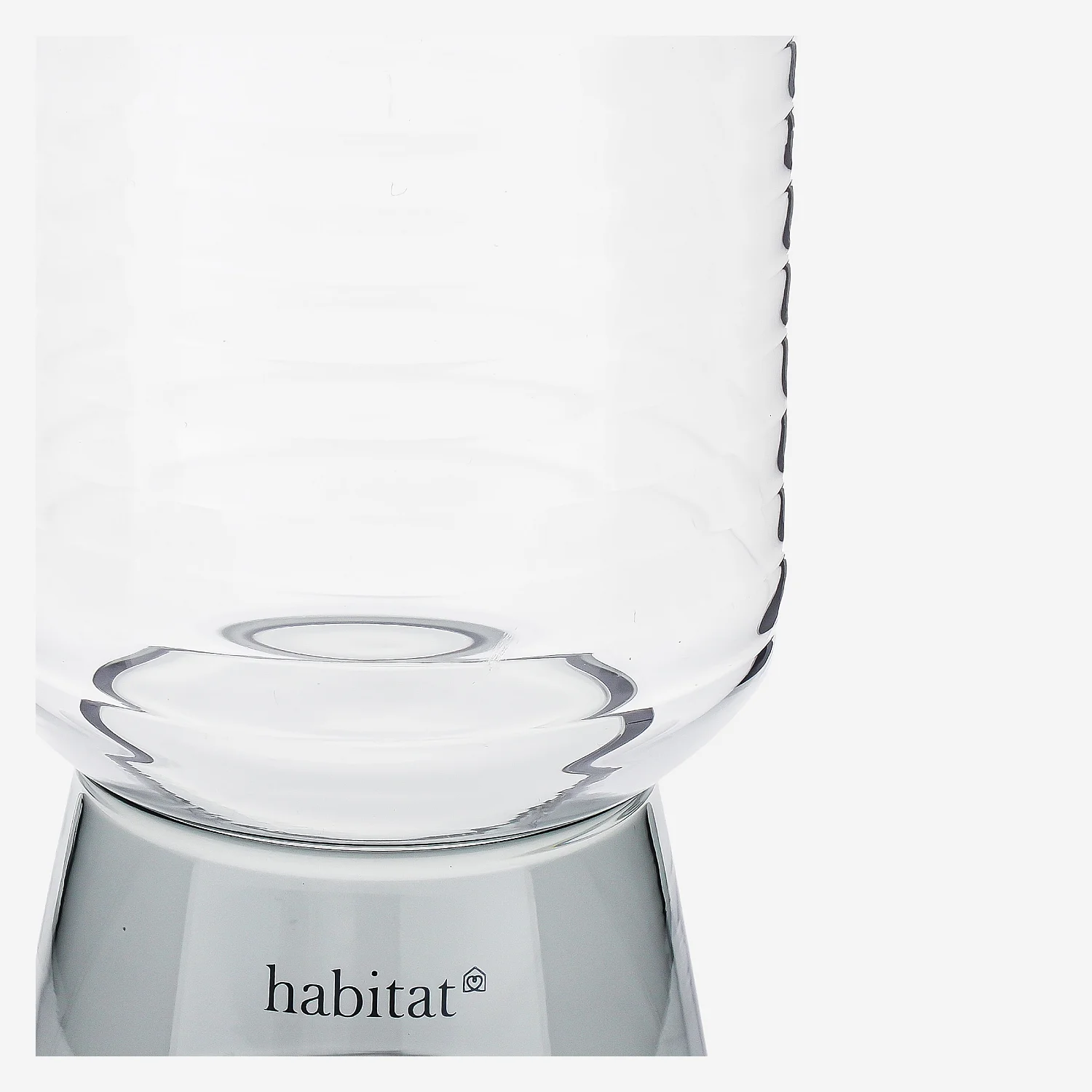 Lot de 2 verres - 35 cl - Gris - 5