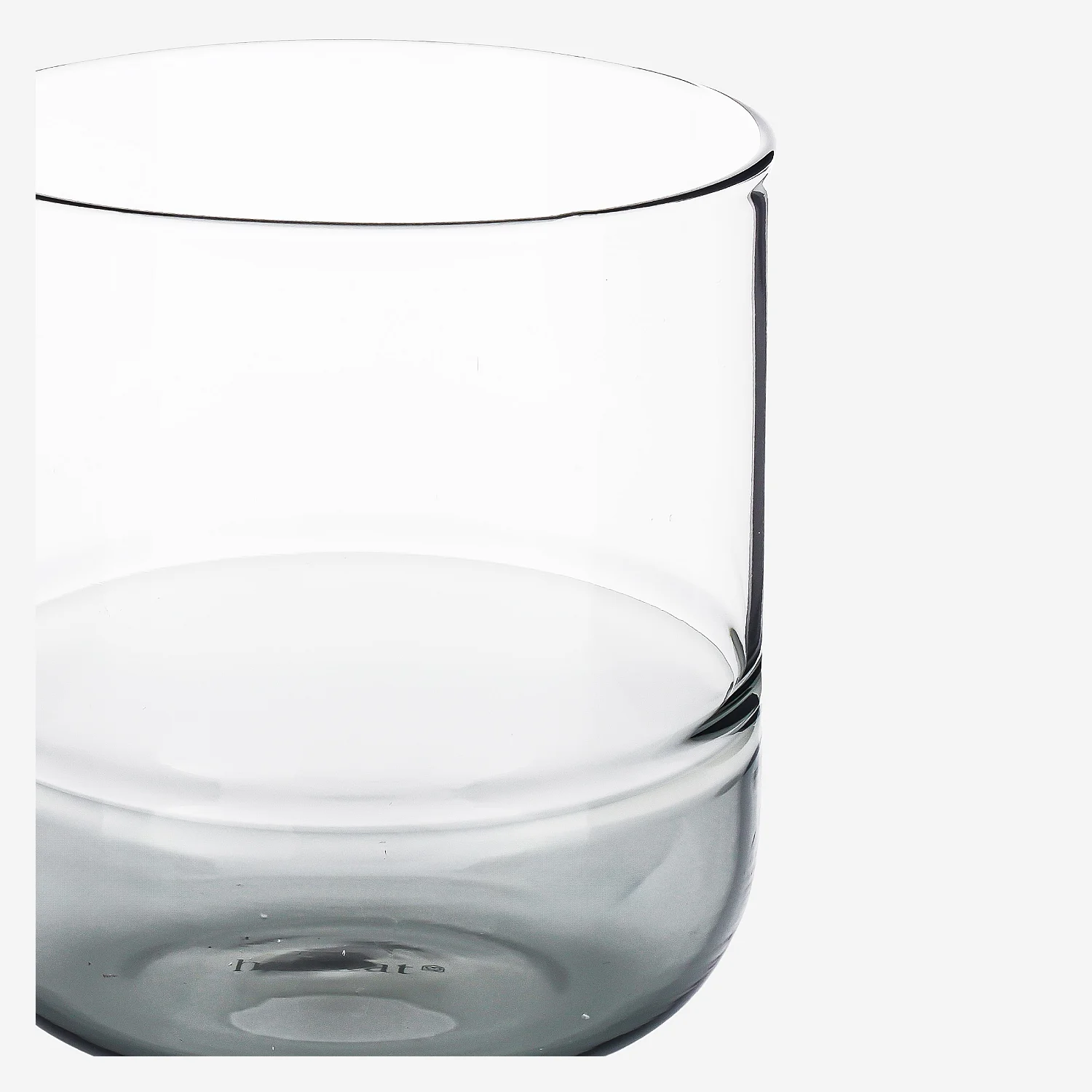 Lot de 2 verres - 34 cl - Gris - 5