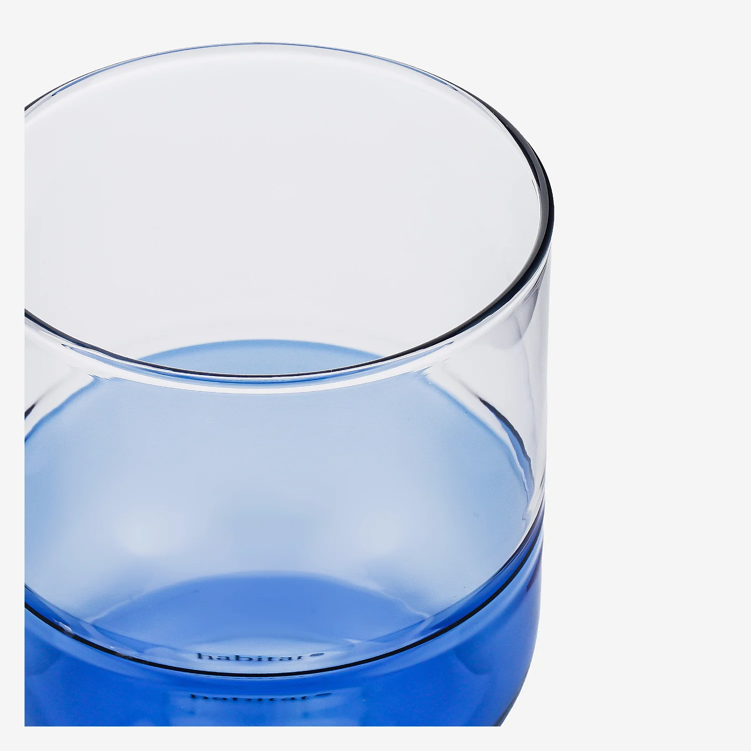 Lot de 2 verres - 34 cl - Bleu - 7