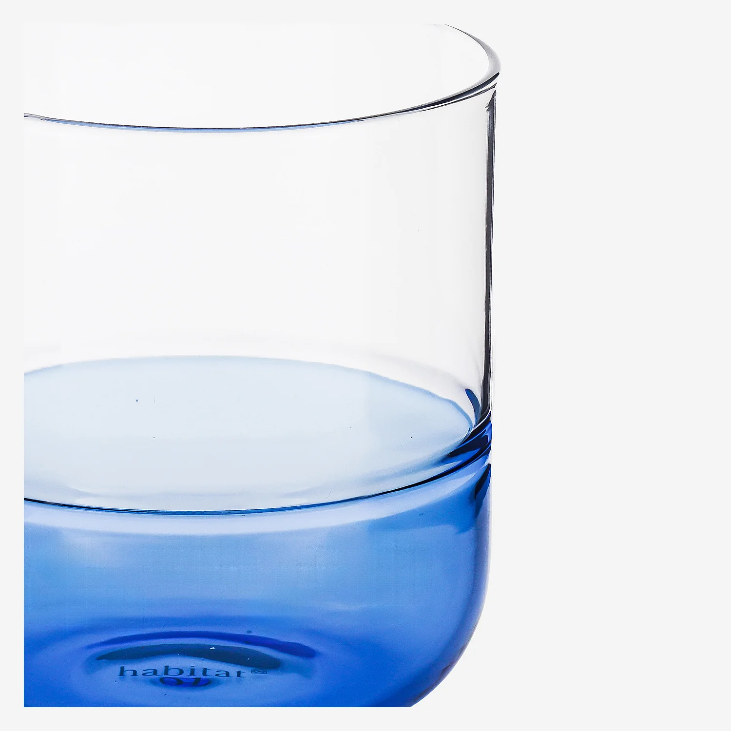 Lot de 2 verres - 34 cl - Bleu - 5