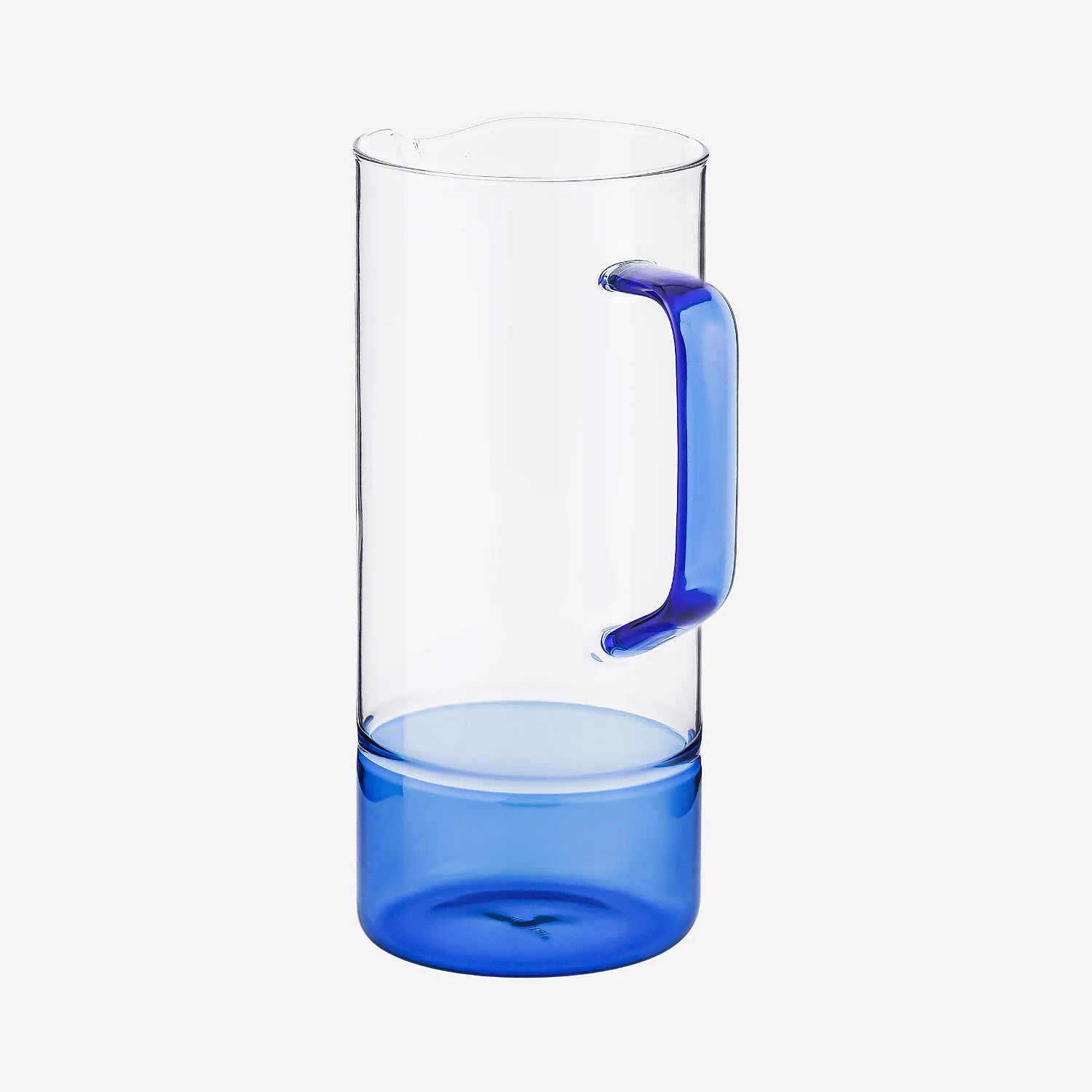 Carafe en verre - 1L  - Bleu - 5