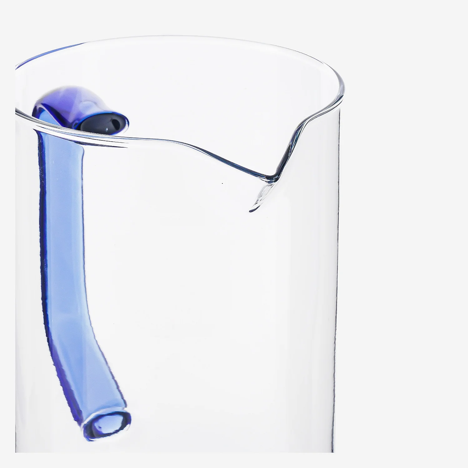 Carafe en verre - 1L  - Bleu - 4