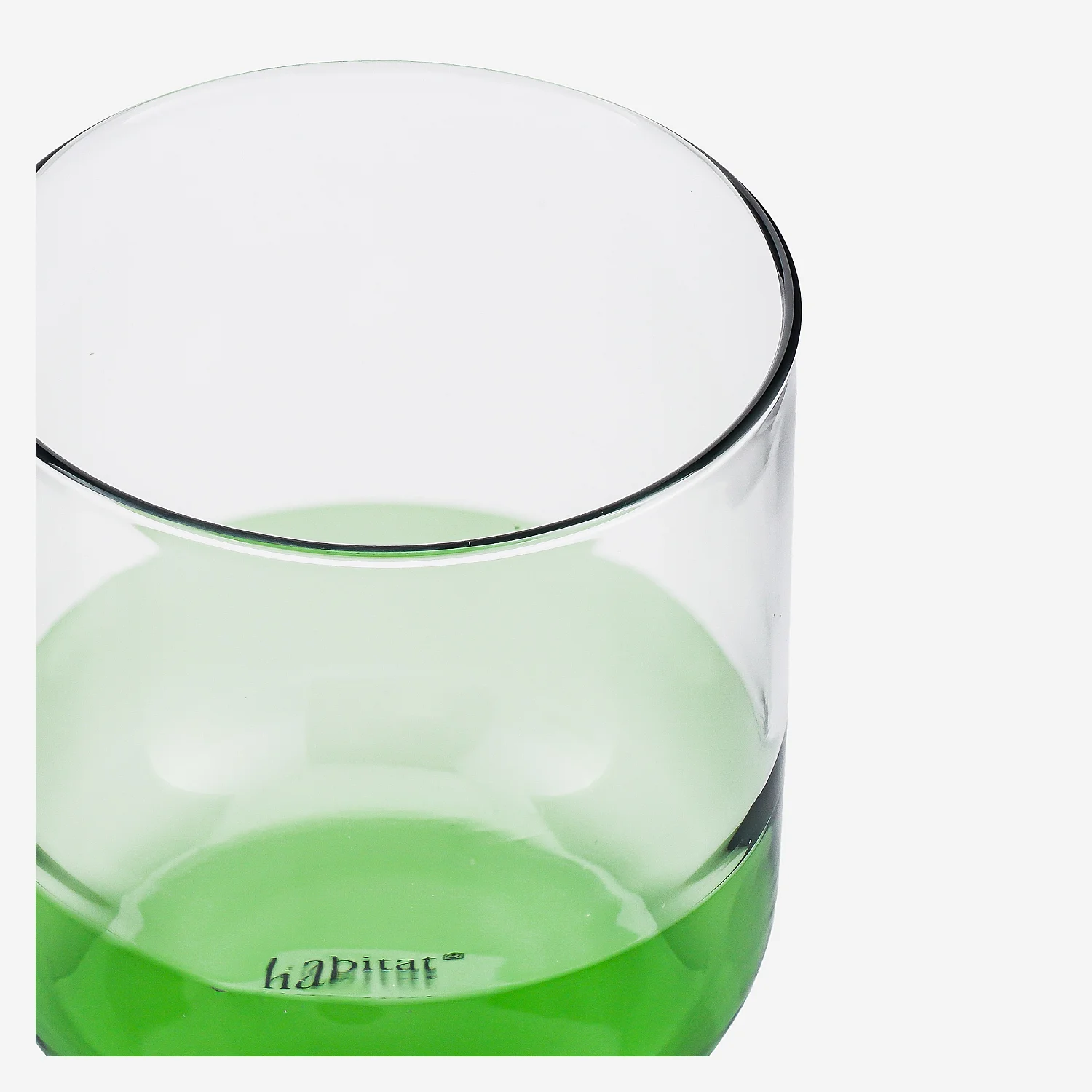Lot de 2 verres - 34 cl - Vert - 7