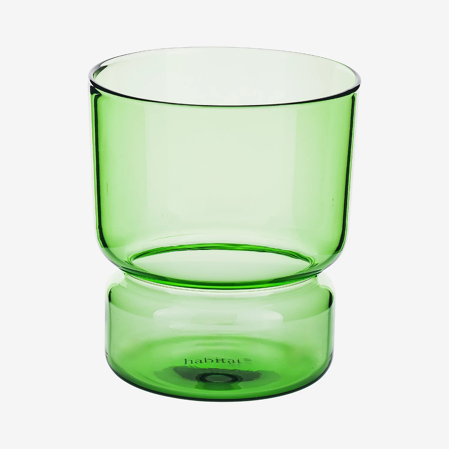 Lot de 2 verres - 30 cl - Vert - 4