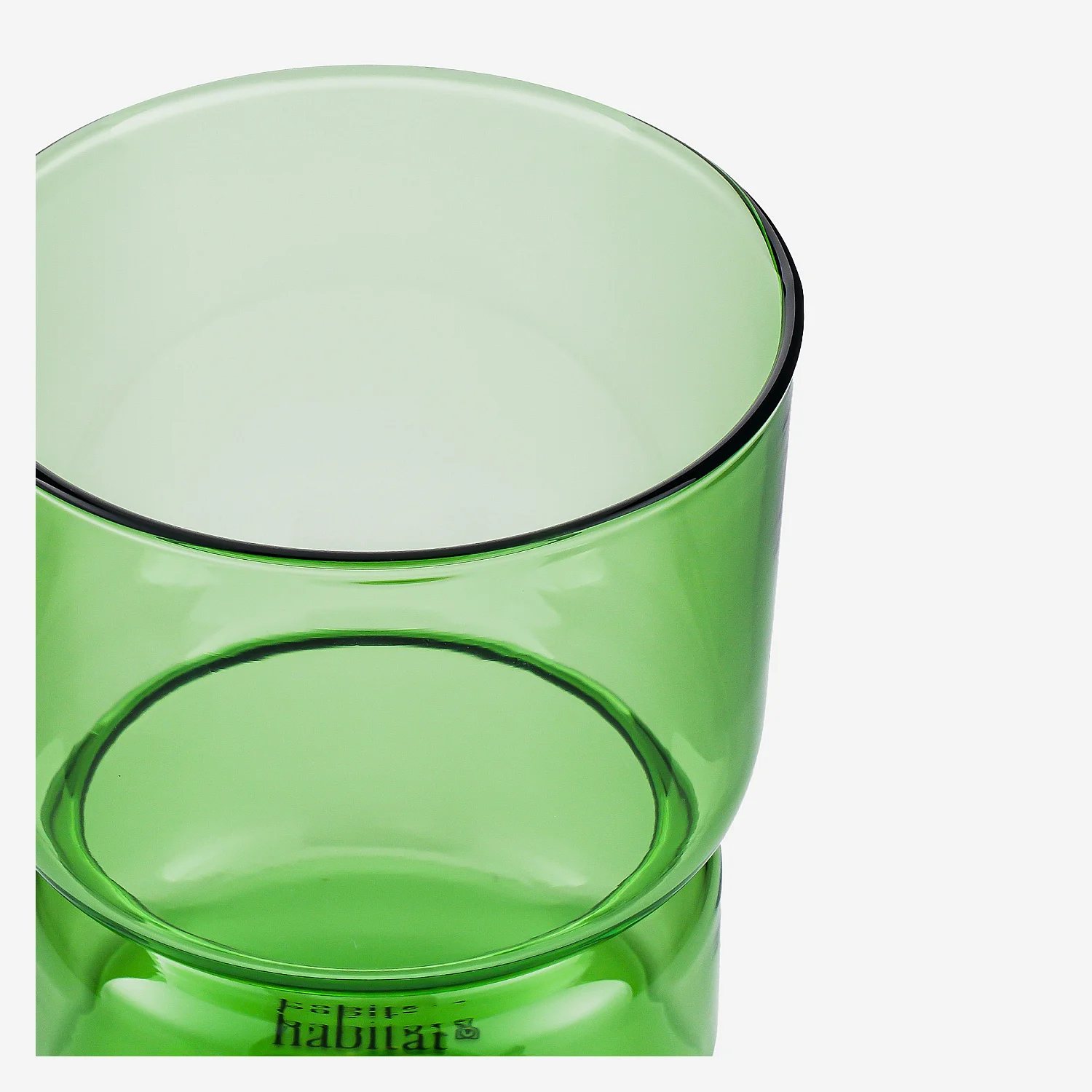 Lot de 2 verres - 30 cl - Vert - 7
