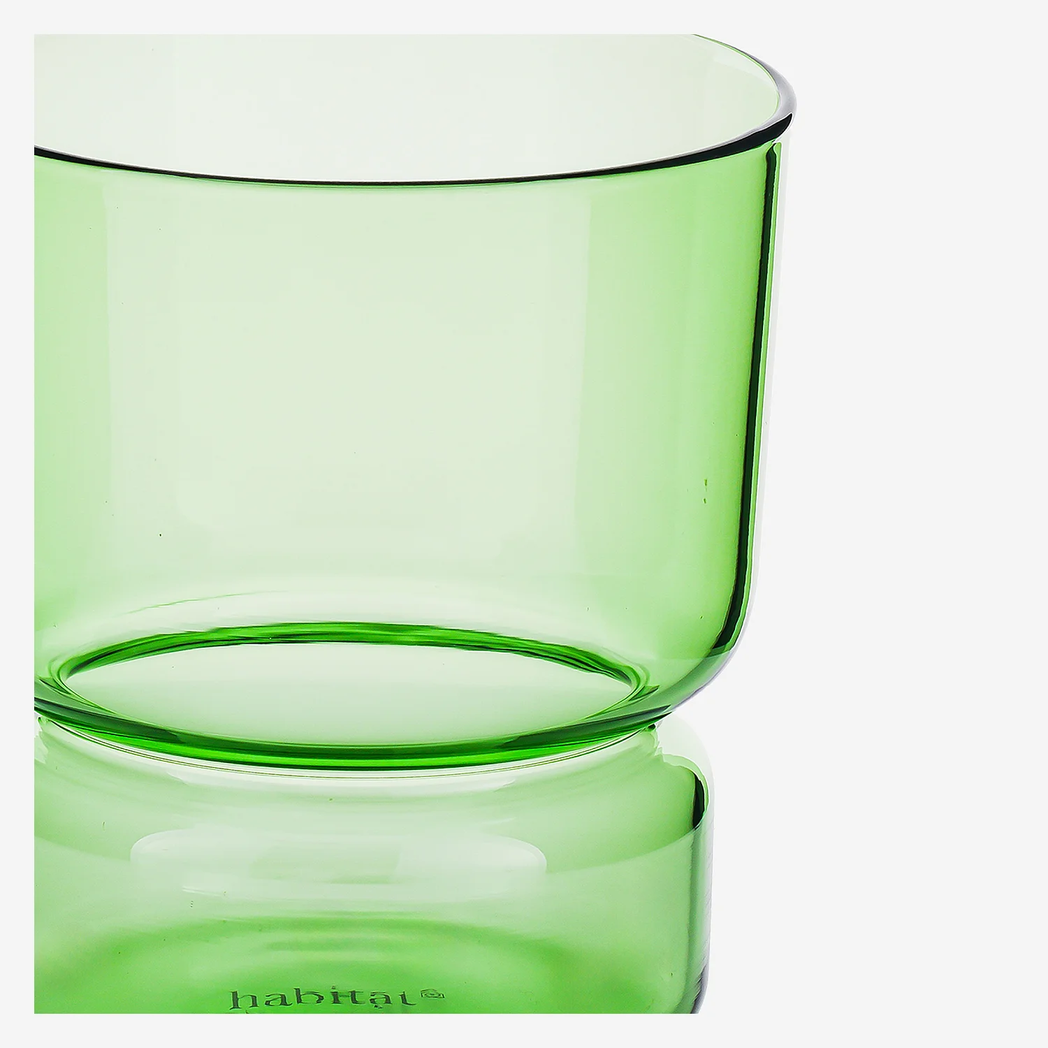 Lot de 2 verres - 30 cl - Vert - 5