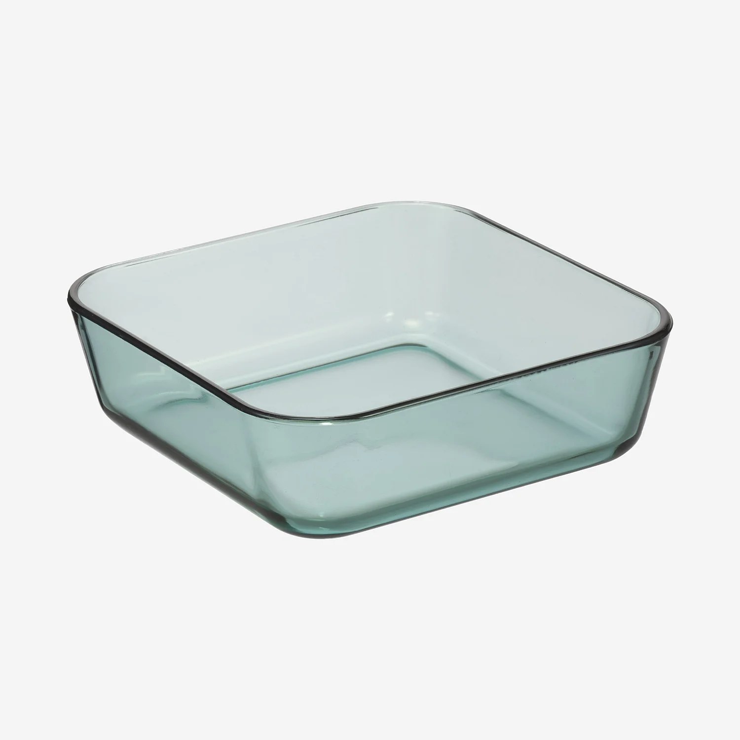 Lot de 3 boîtes de conservation carrées en verre - Vert - 7