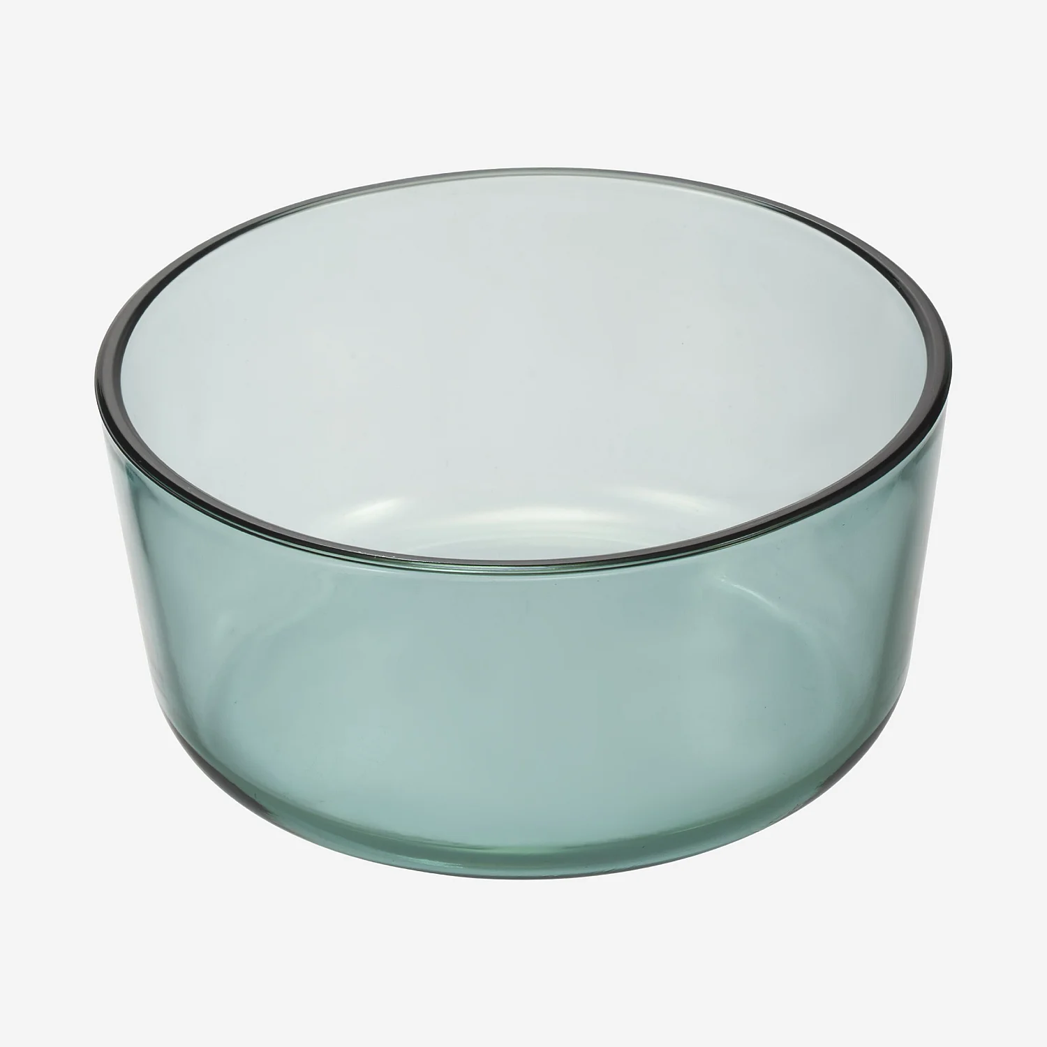 Lot de 3 boîtes de conservation rondes en verre - Vert - 7