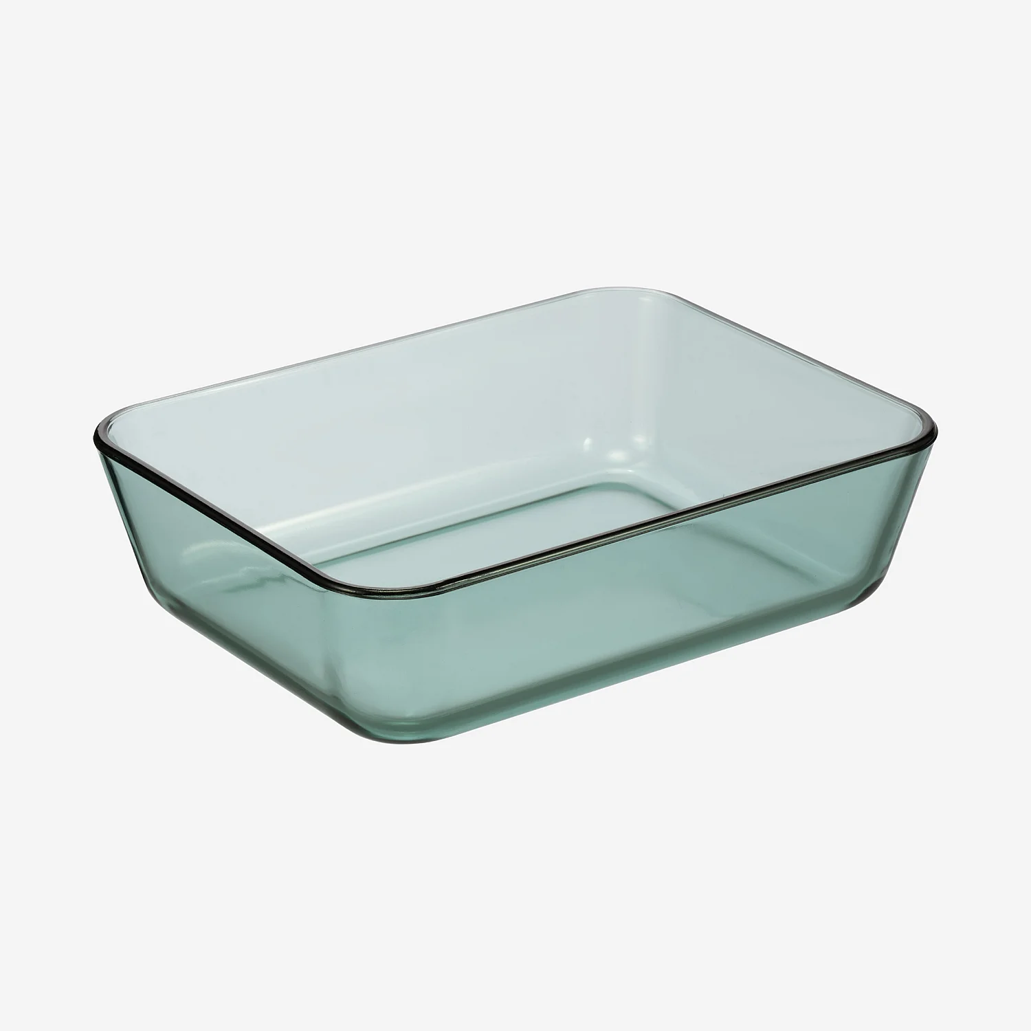 Lot de 3 boîtes de conservation rectangulaires en verre avec couvercle transparent et valve - Vert - 7