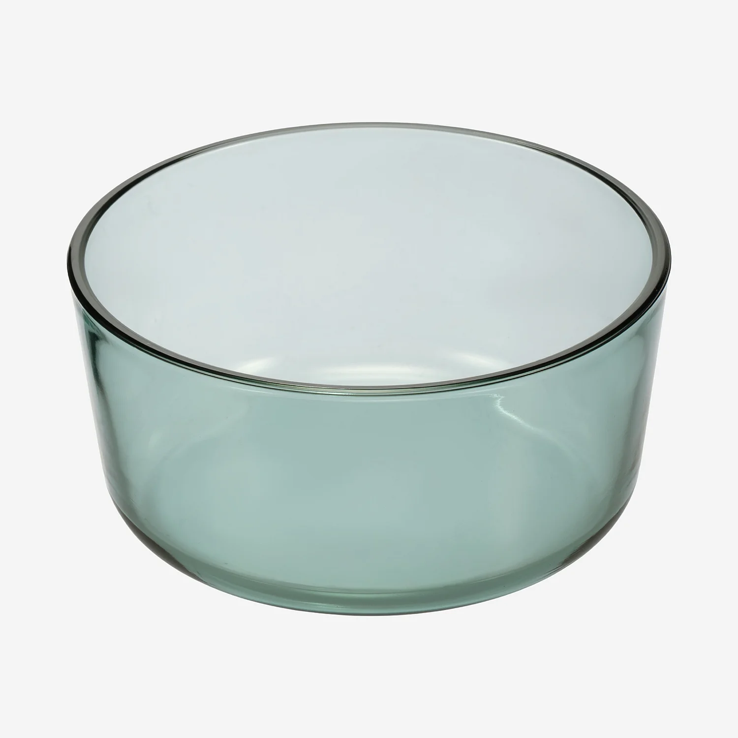 Lot de 3 boîtes de conservation rondes en verre avec couvercle transparent et valve - Vert - 5