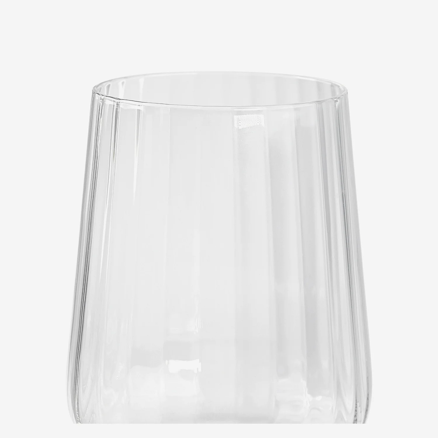 Lot de 6 verres à vin rouge en verre cristallin - 43cl - Transparent - 5