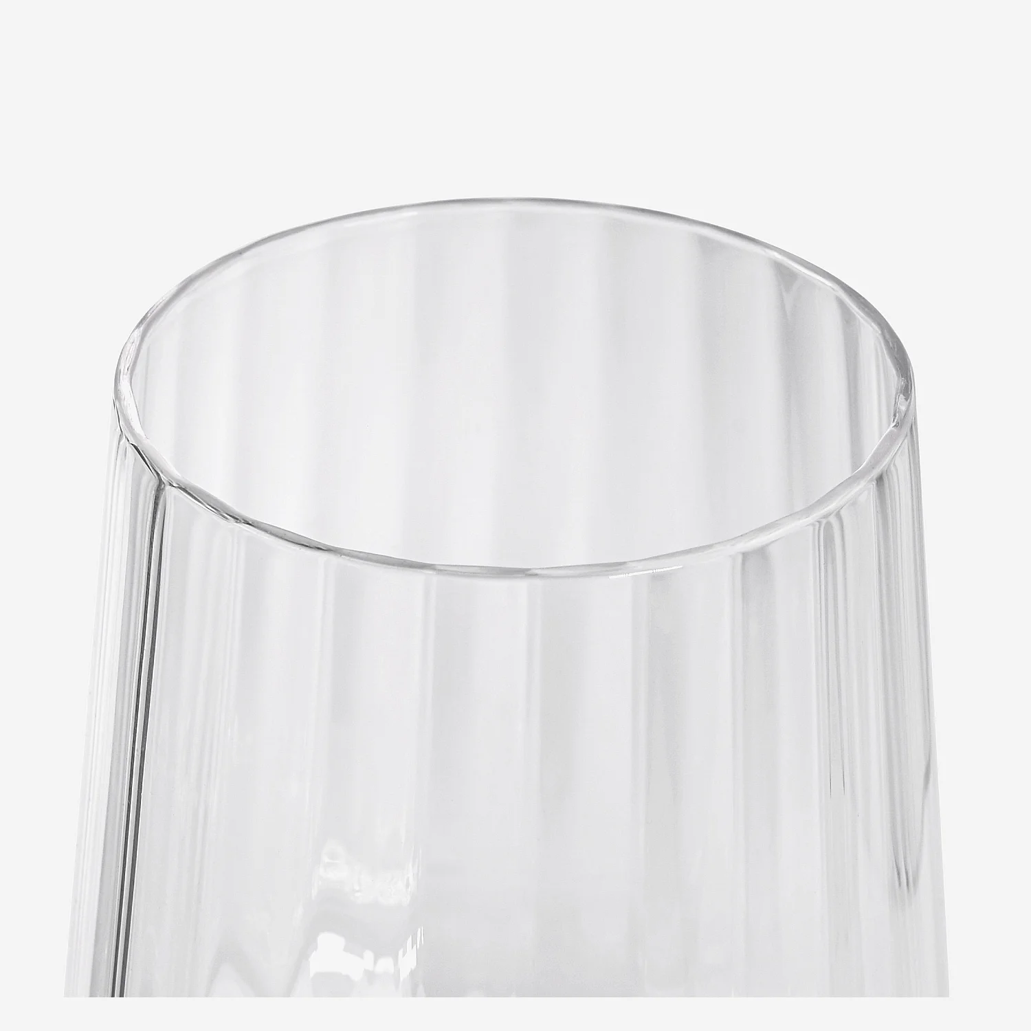 Lot de 6 verres à vin rouge en verre cristallin - 43cl - Transparent - 3