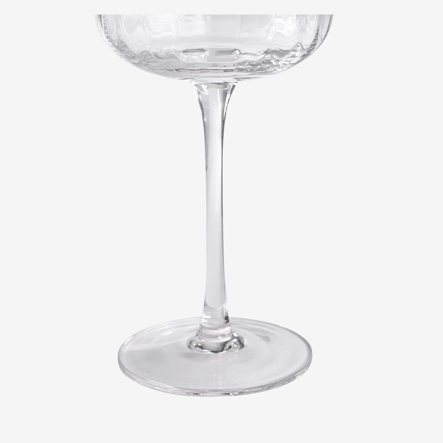 Lot de 6 verres à vin blanc en verre cristallin - 33cl - Transparent - 6