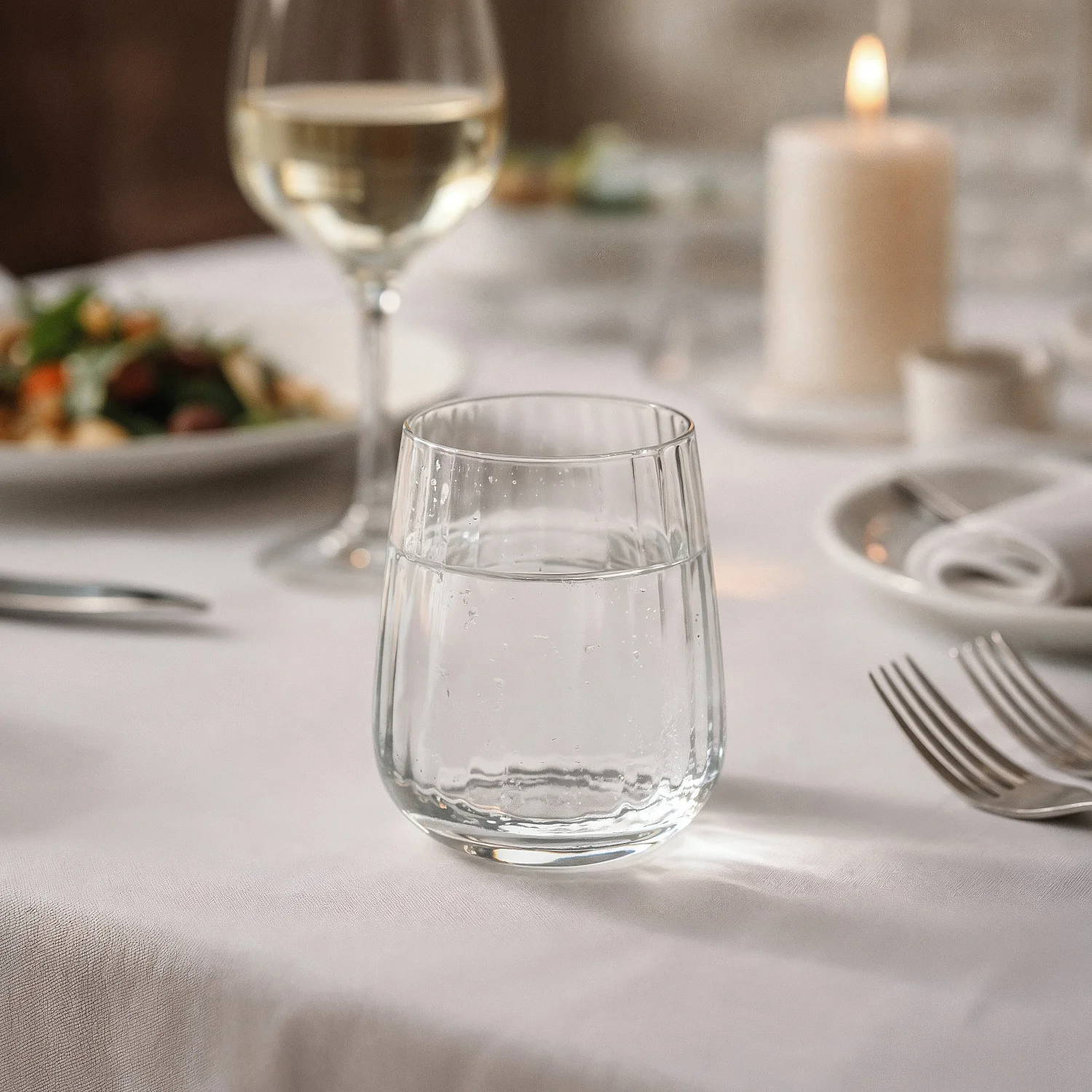 Lot de 6 verres à eau en verre cristallin - 35 cl - Transparent - 3
