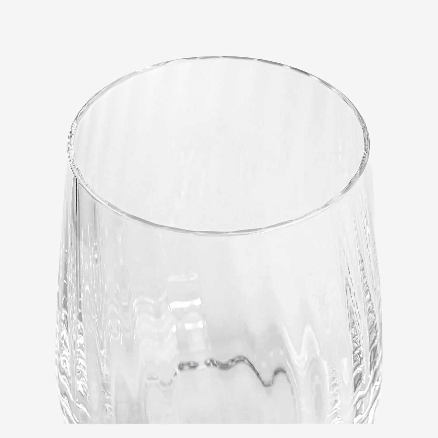 Lot de 6 verres à eau en verre cristallin - 35cl - Transparent - 3