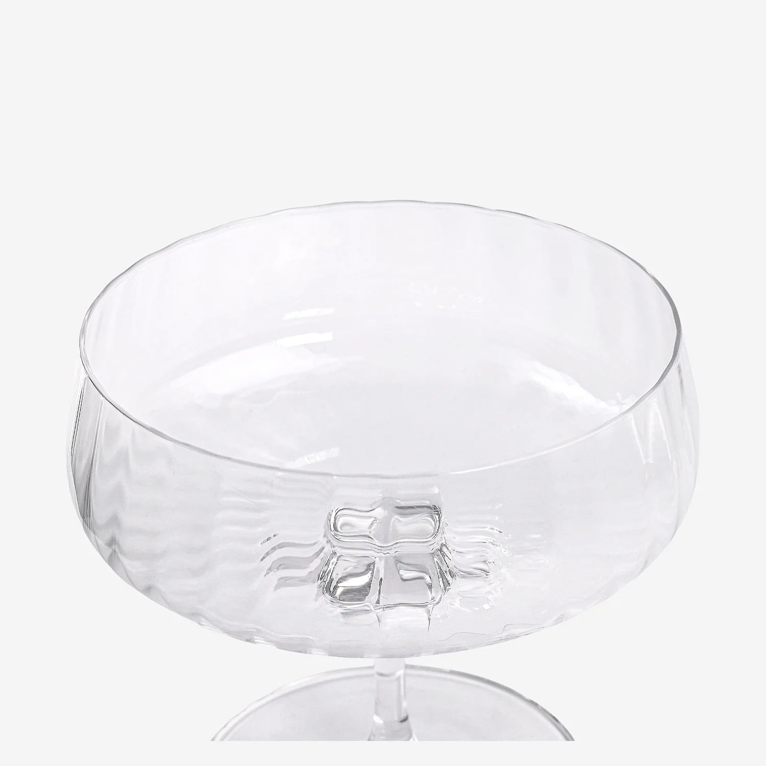 Lot de 6 coupes à glace en verre cristallin - 28cl - Transparent - 3