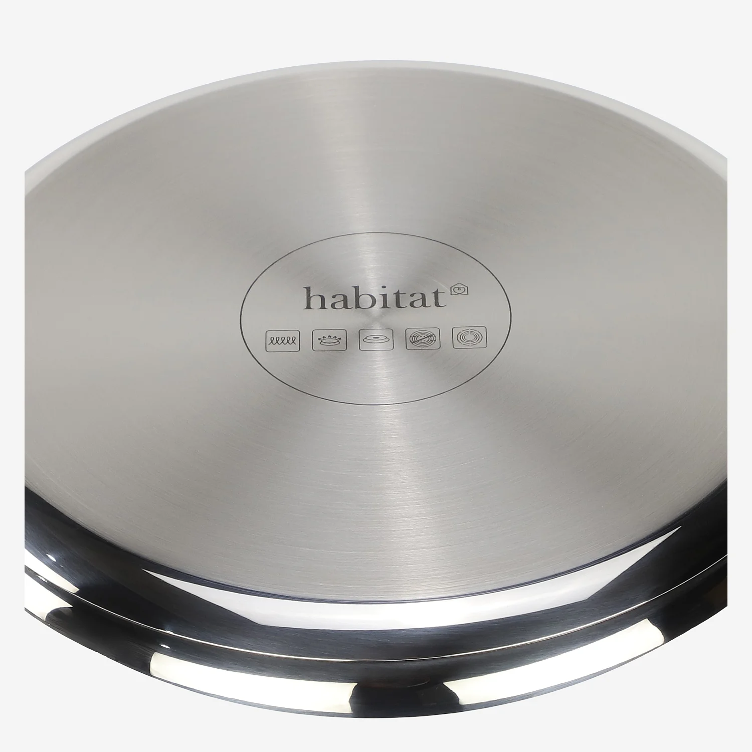 Faitout en acier inoxydable tous feux - 20 cm  - 5