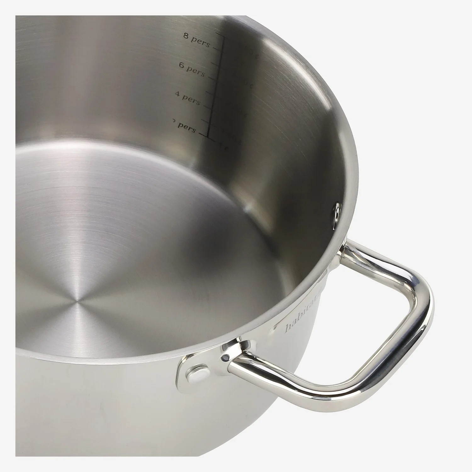 Faitout en acier inoxydable tous feux - 24 cm   - 3