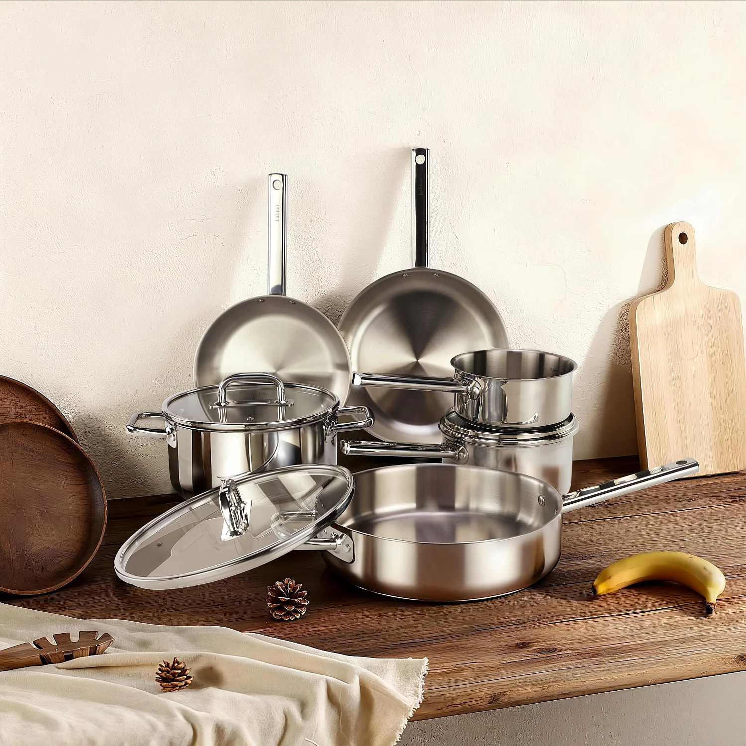  Faitout en acier inoxydable tous feux - 28 cm   - 4