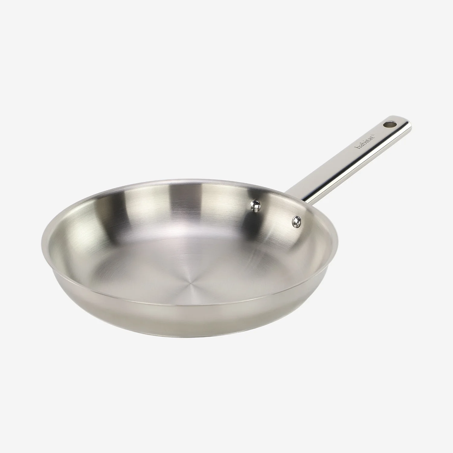 Poêle en acier inoxydable tous feux - 24 cm   - 2