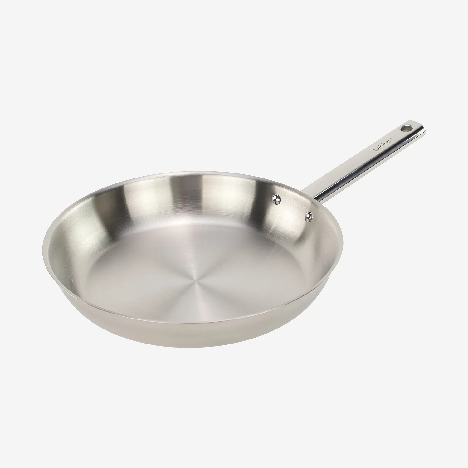 Poêle en acier inoxydable tous feux - 28 cm  - 2