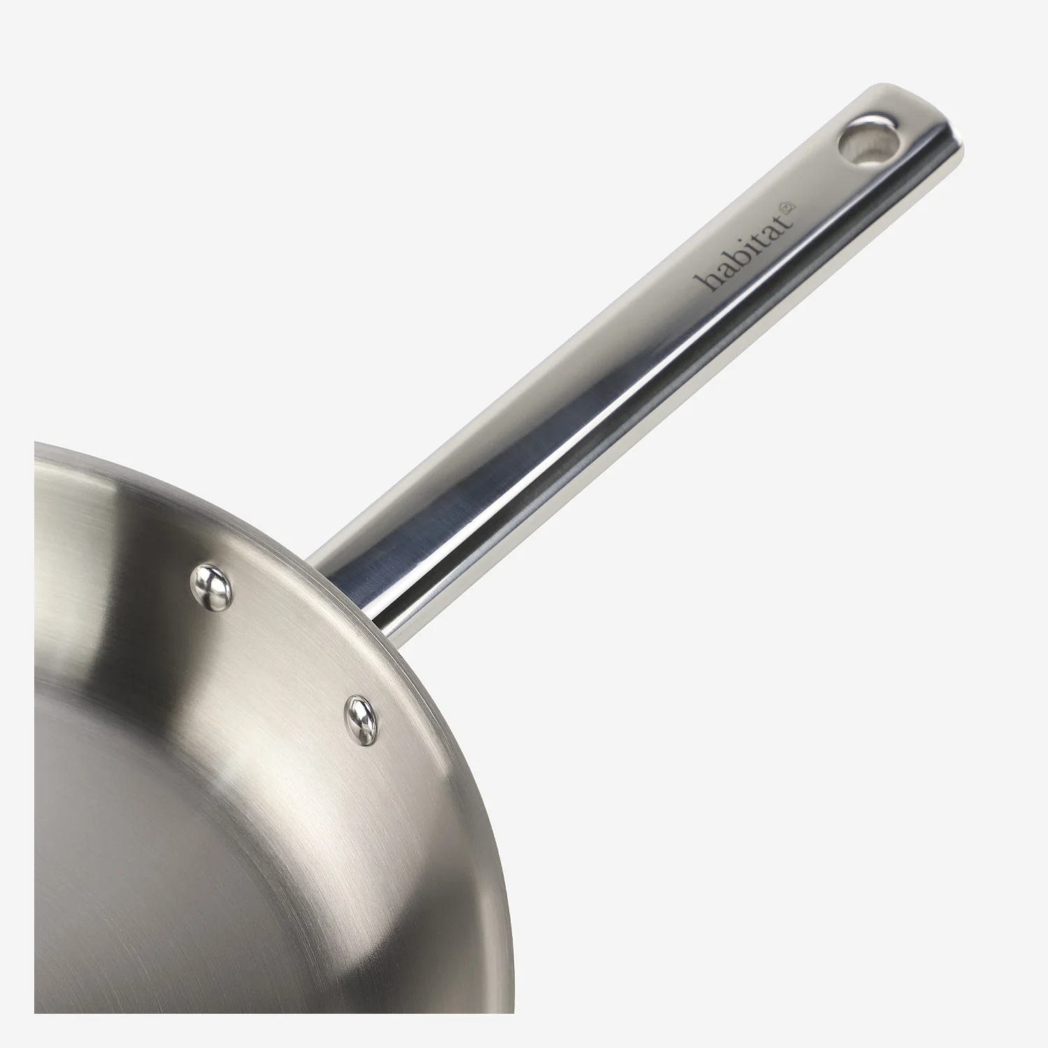 Poêle en acier inoxydable tous feux - 28 cm  - 3