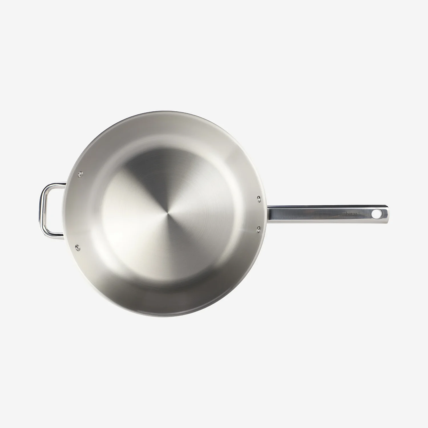 Poêle en acier inoxydable tous feux - 32 cm   - 4