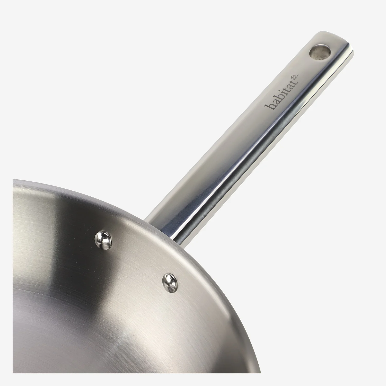 Poêle en acier inoxydable tous feux - 32 cm   - 3