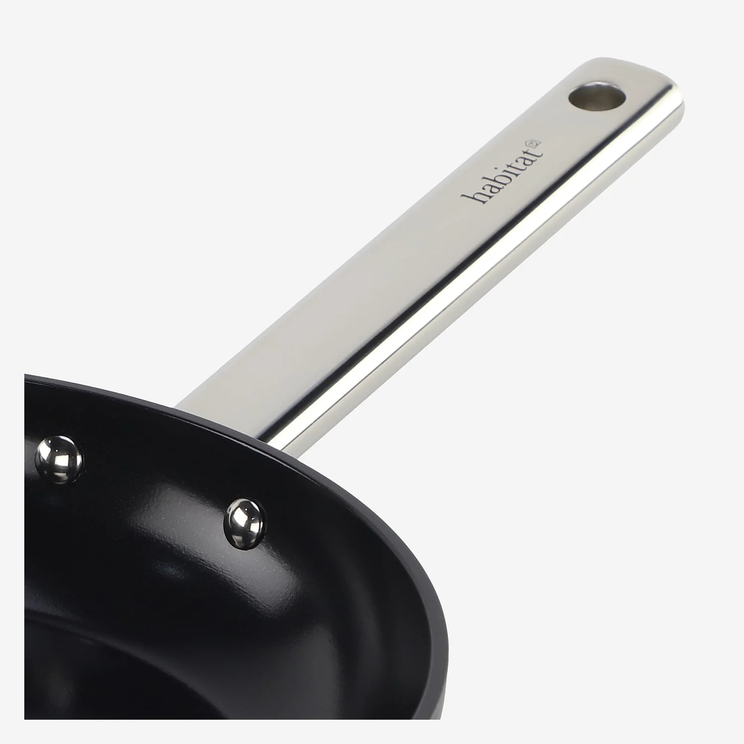 Poêle en aluminium avec revêtement céramique tous feux - 24 cm - Noir - 3