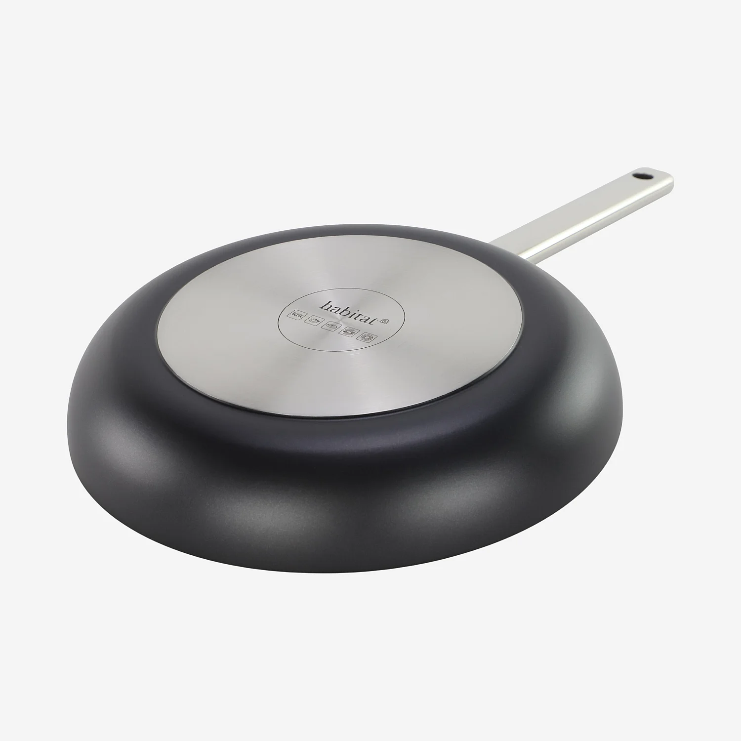 Poêle en aluminium avec revêtement céramique tous feux - 28 cm - Noir  - 4