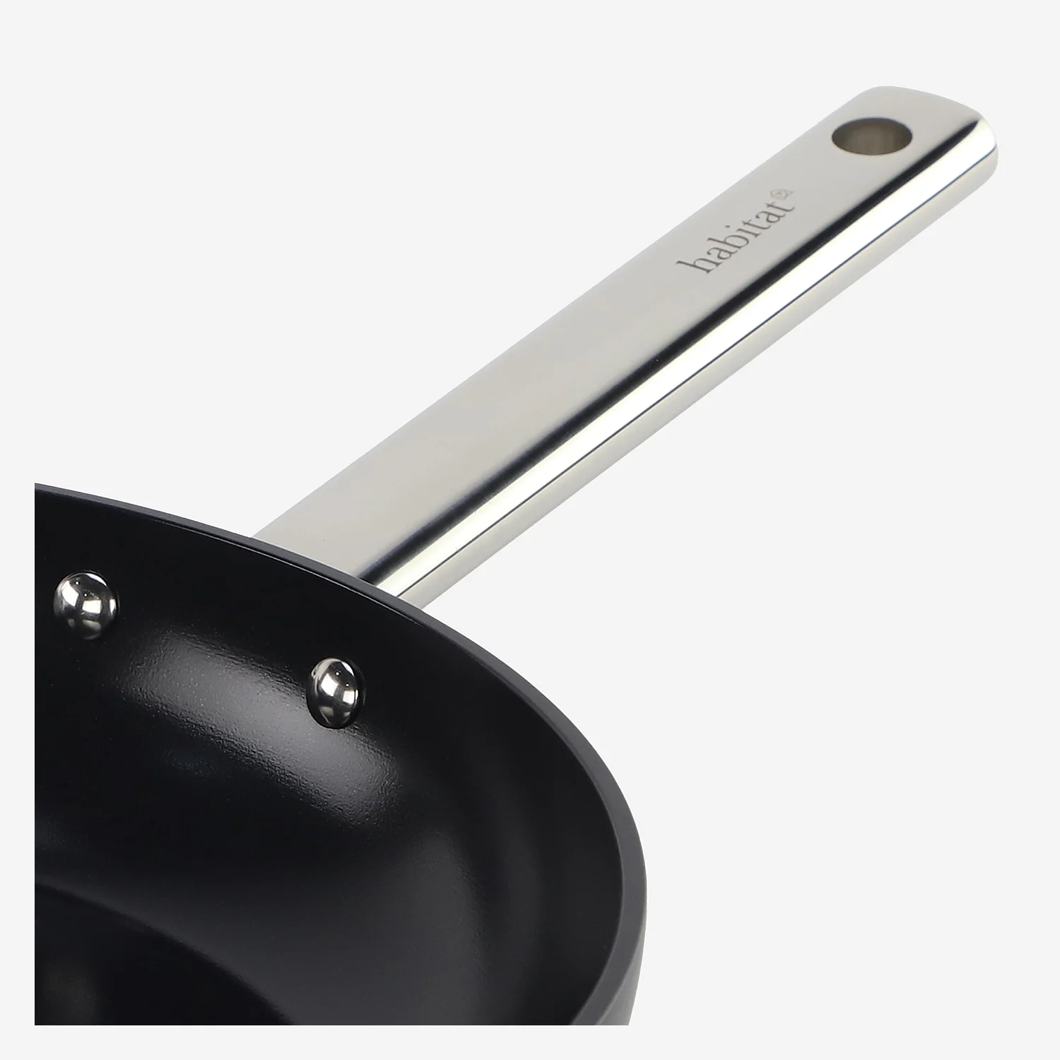 Poêle en aluminium avec revêtement céramique tous feux - 28 cm - Noir  - 3