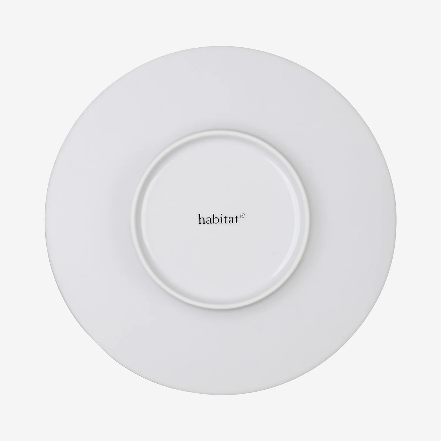 Lot de 6 assiettes à dessert en porcelaine - 23,5 cm - Blanc - 4