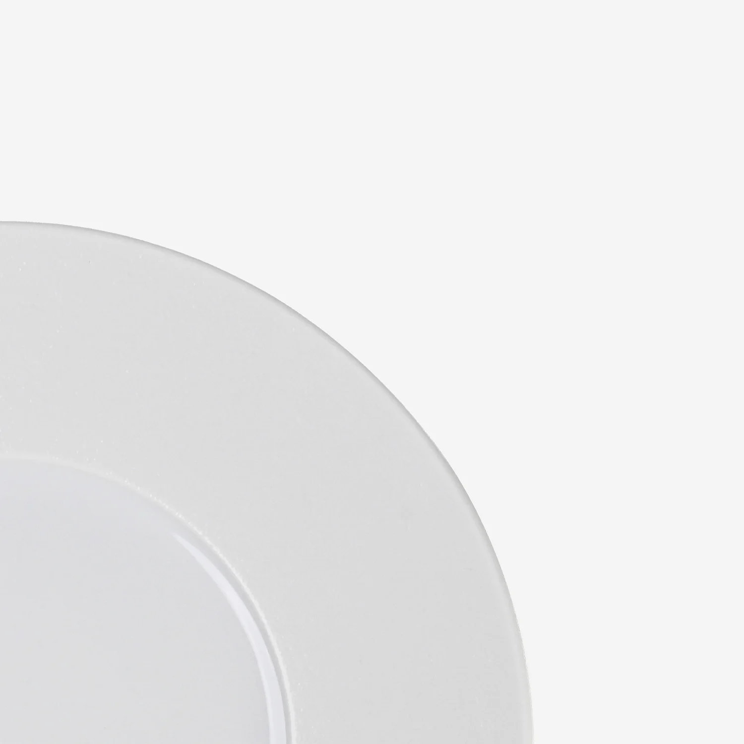 Lot de 6 assiettes creuses en porcelaine - 23 cm - Blanc - 3