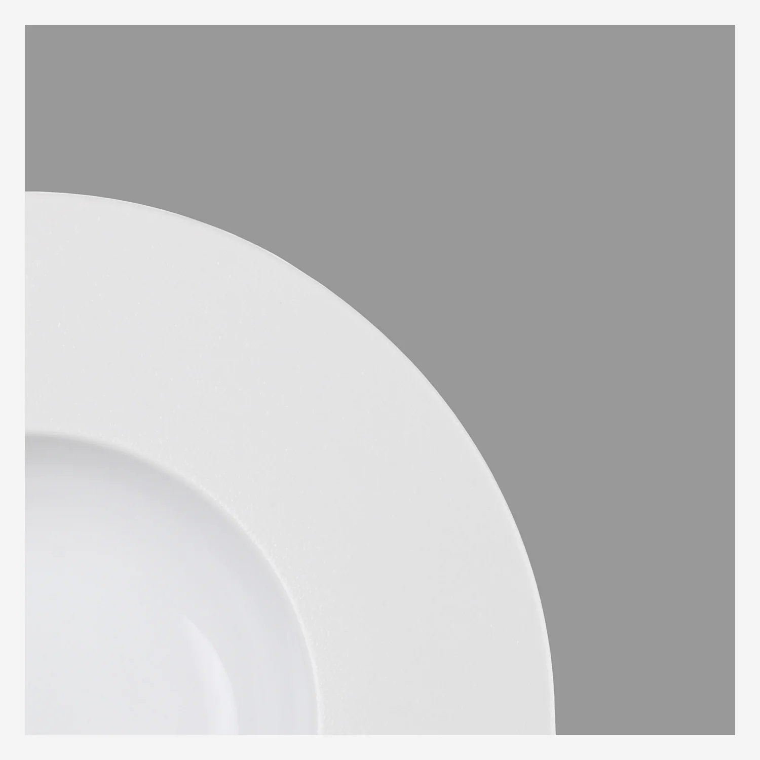 Lot de 6 assiettes creuses en porcelaine - 23 cm - Blanc - 6