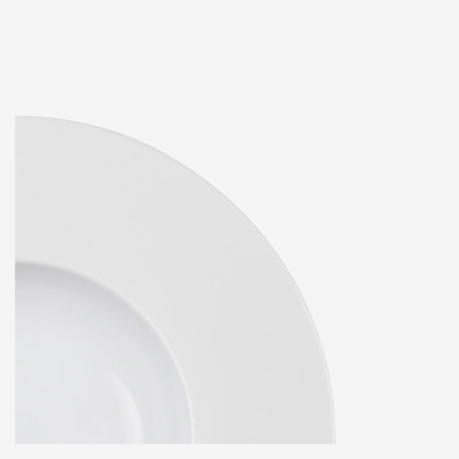 Lot de 6 assiettes creuses en porcelaine - 23 cm - Blanc - 2