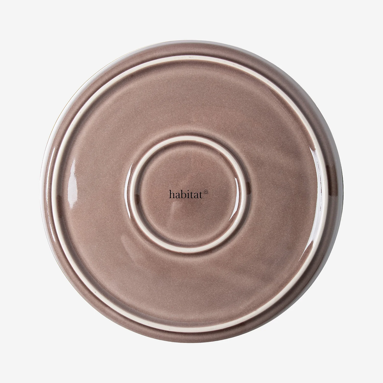 Service de table 18 pièces en grès à émail réactif - Marron glacé - 5