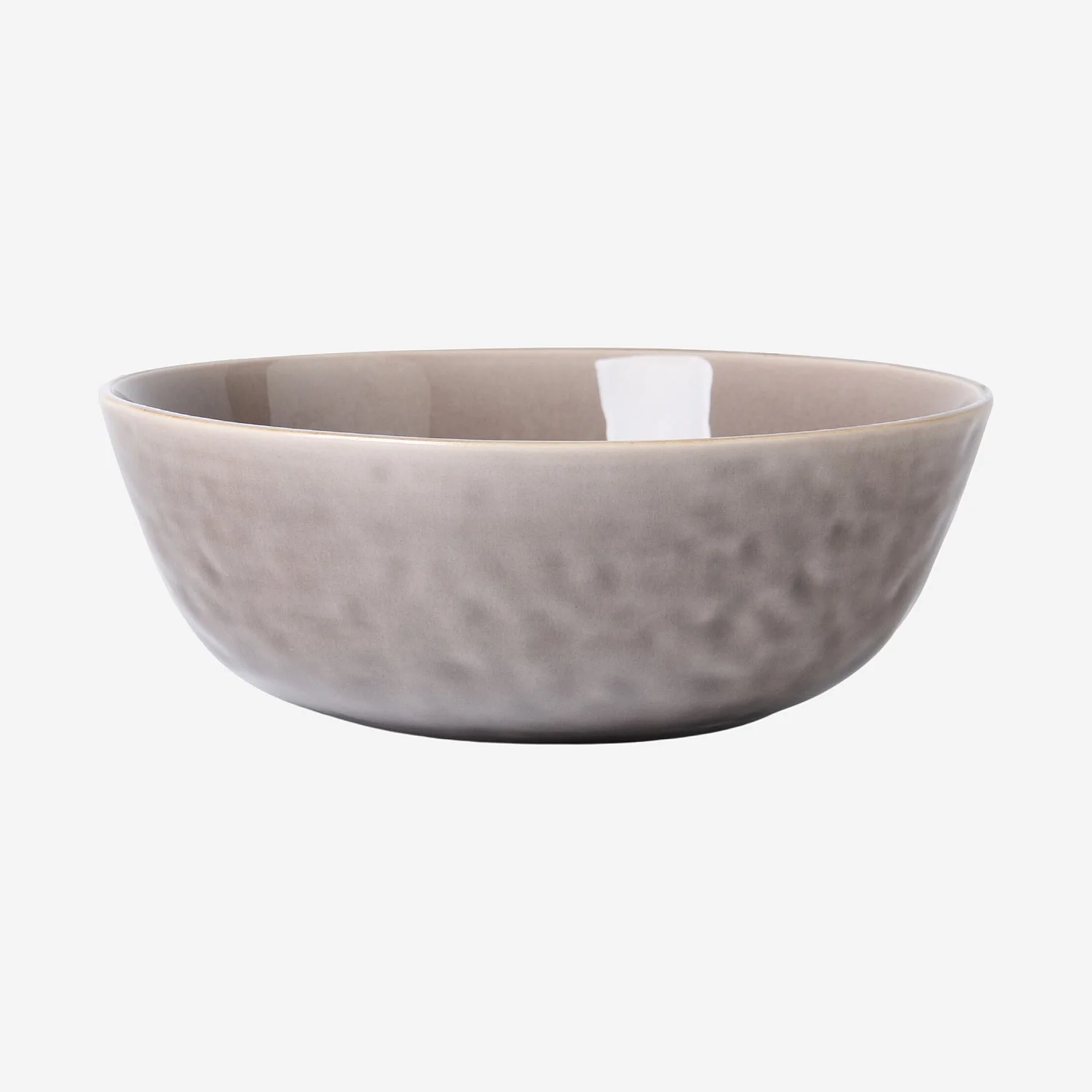 Lot de 6 bols en grès à émail réactif - Marron glacé - 4