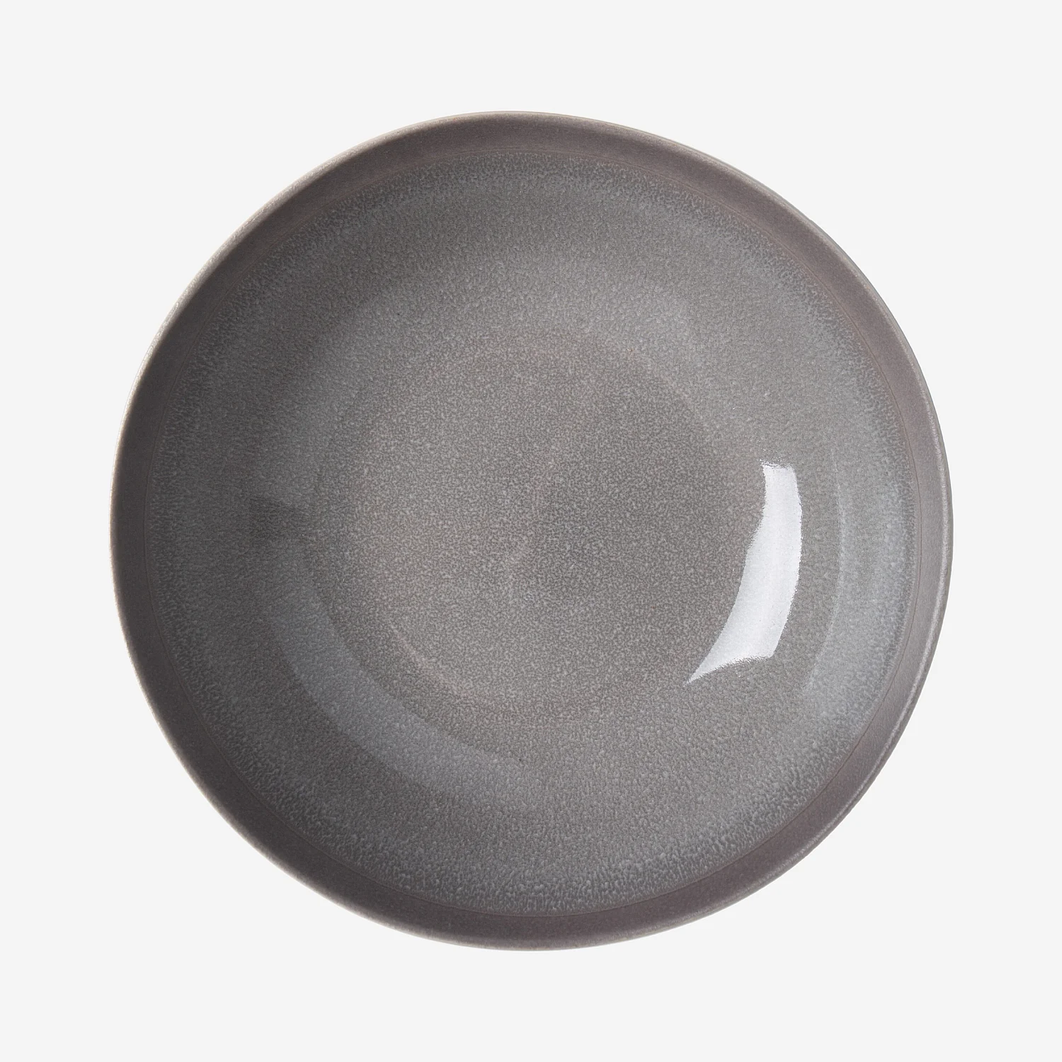 Service de table 18 pièces en grès à émail réactif - Gris - 4