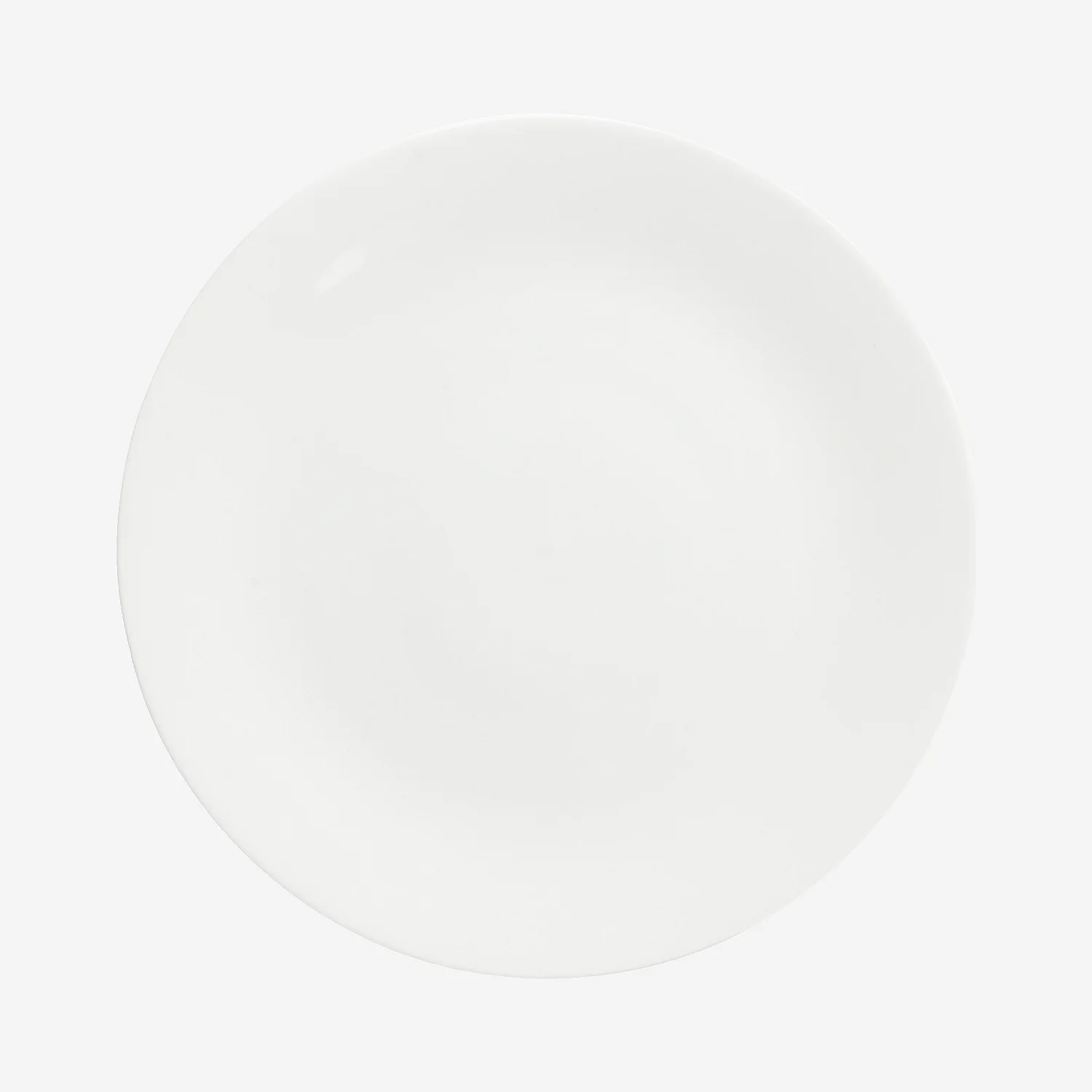 Lot de 6 assiettes à dessert en porcelaine - 20,5 cm - Blanc - 4