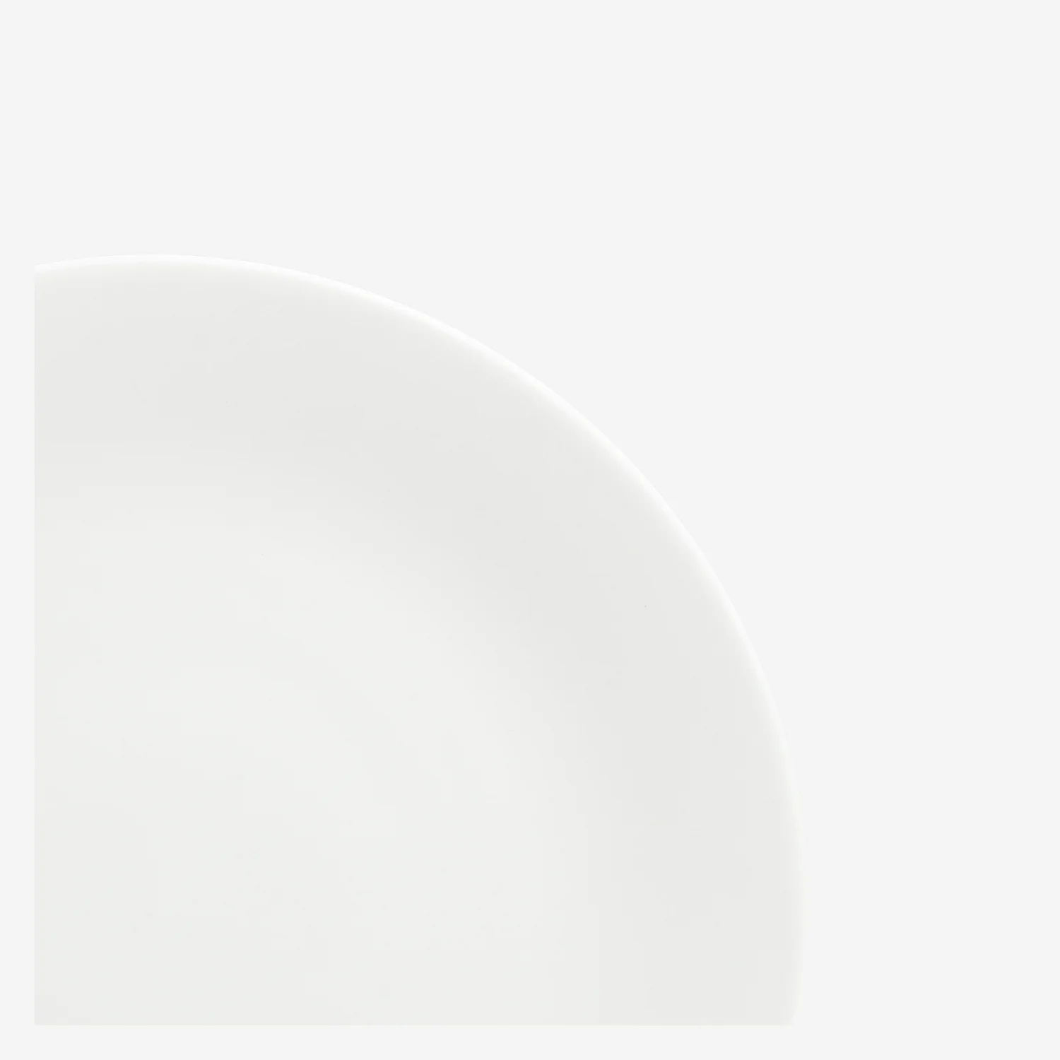 Lot de 6 assiettes à dessert en porcelaine - 20,5 cm - Blanc - 6